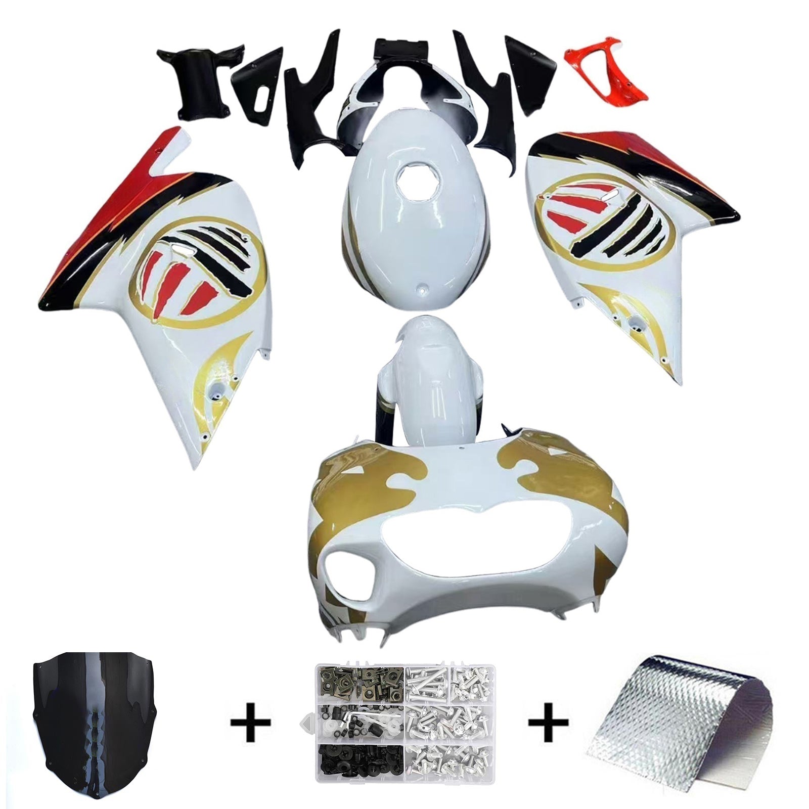 2000-2005 Aprilia RS125 Amotopart Injeksjon Fairing Kit Bodywork Plastic ABS #103