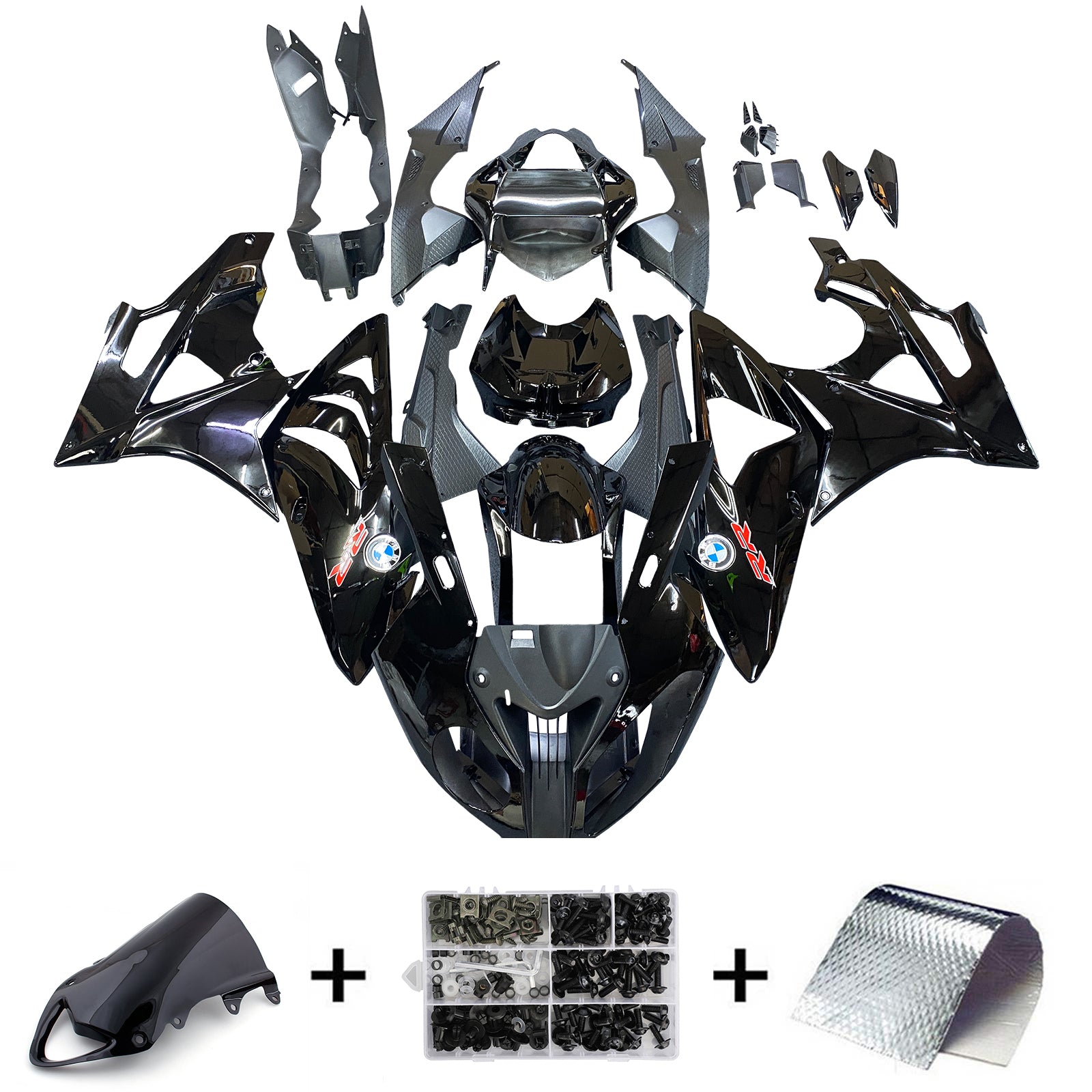 2009-2014 BMW S1000RR Carénage ABS Moulage par injection 3# Générique