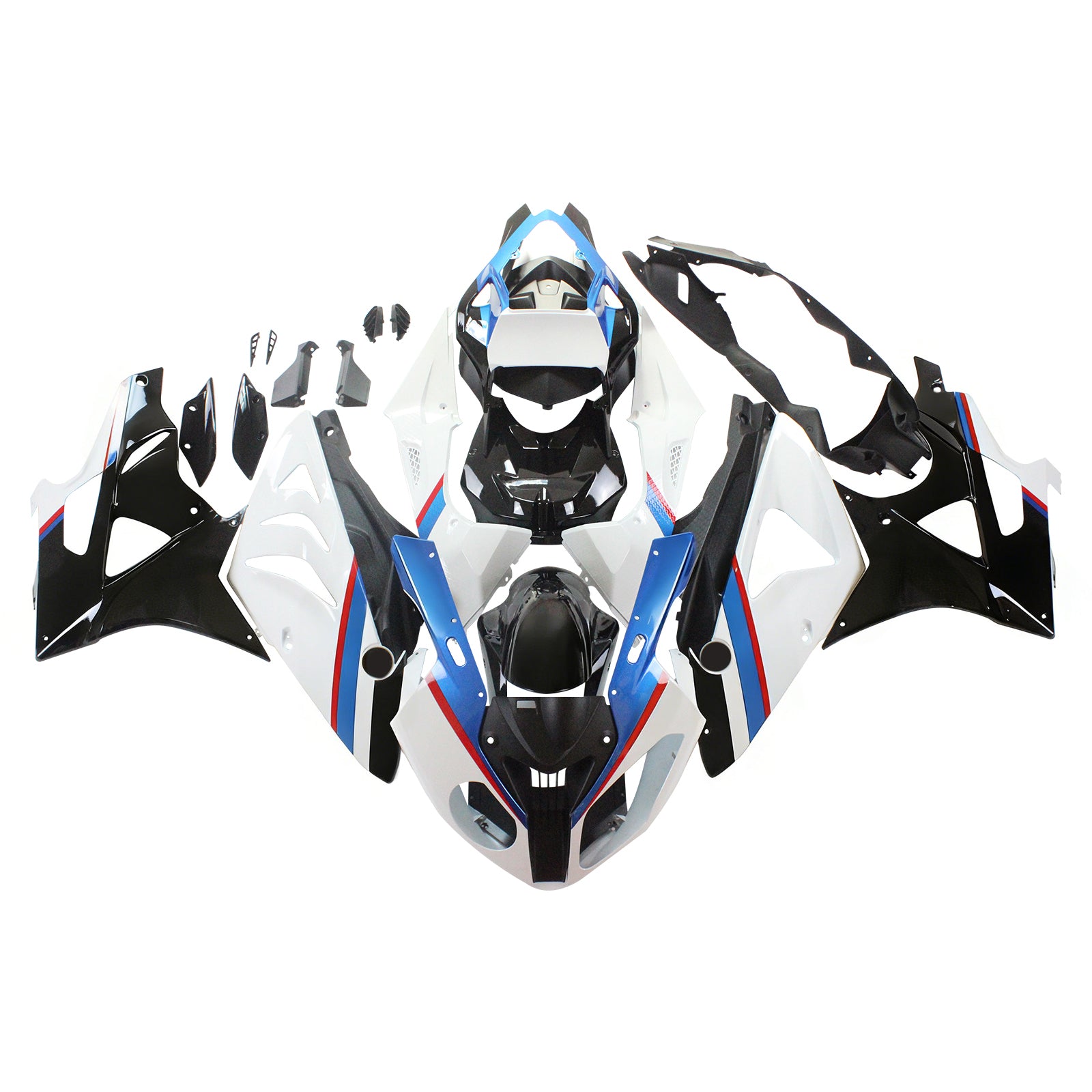 2009-2014 BMW S1000RR Kit de carénage carrosserie plastique ABS générique