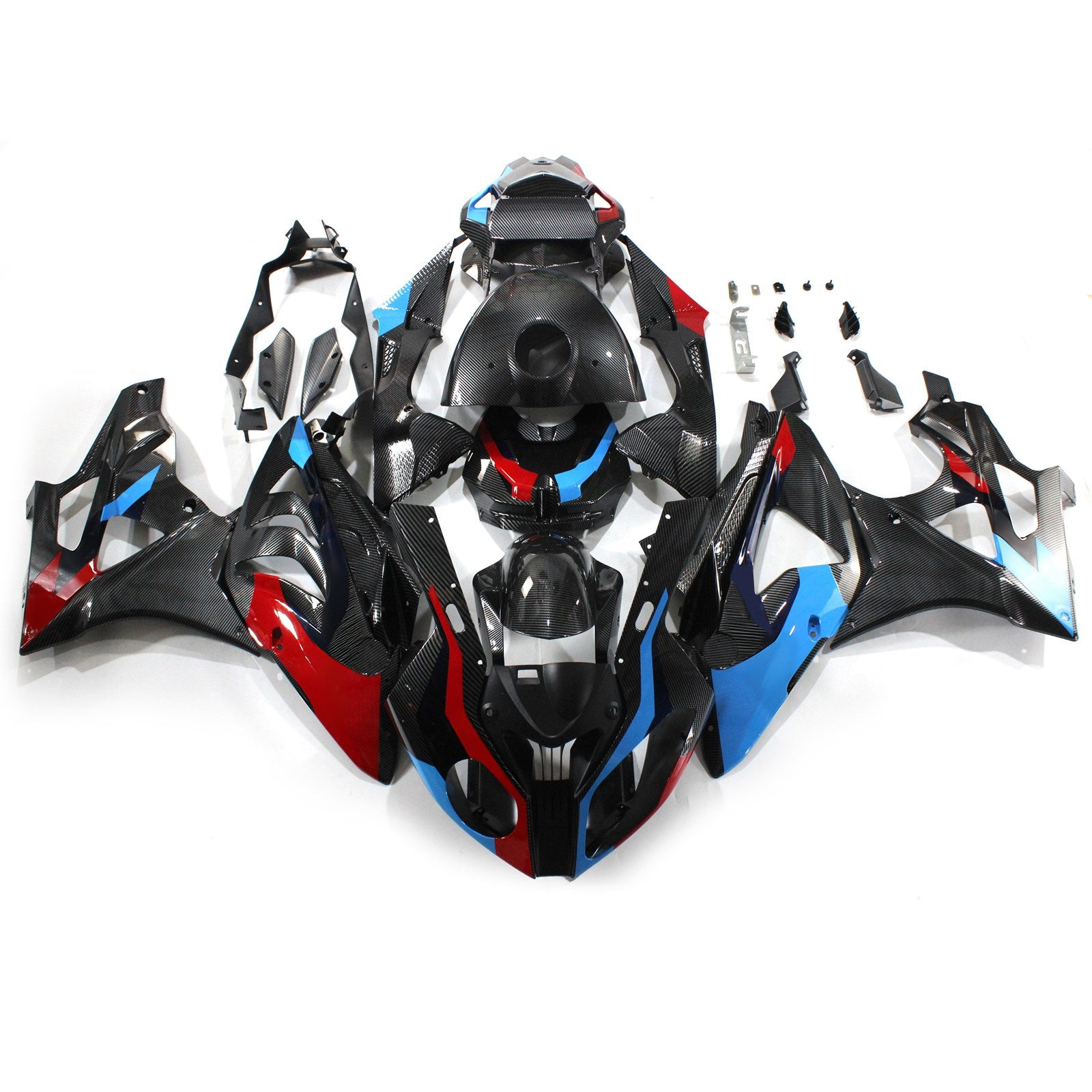 2009-2014 BMW S1000RR Kit Carénage Carrosserie Plastique ABS