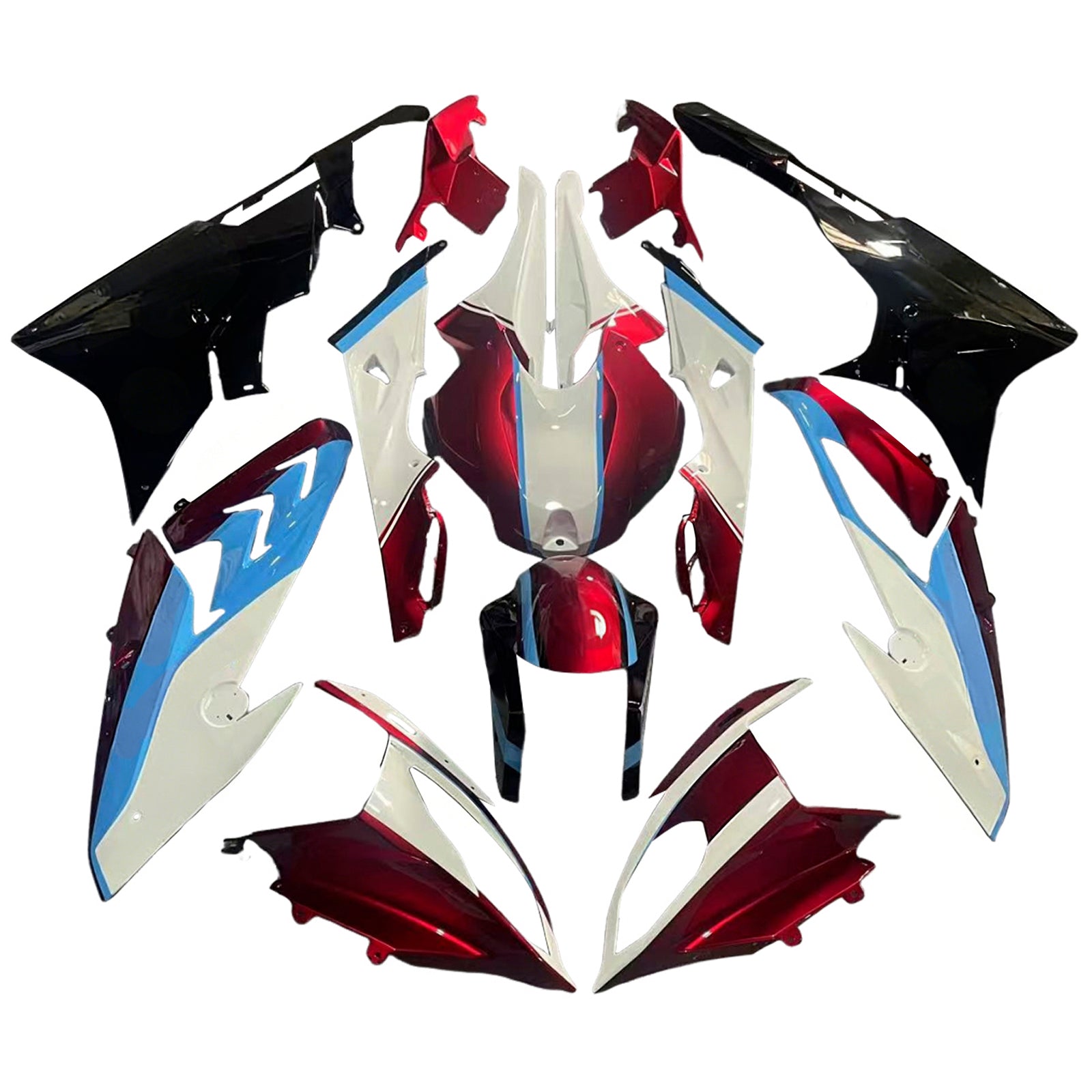 2015-2016 BMW S1000RR Kit Carénage Carrosserie Plastique ABS