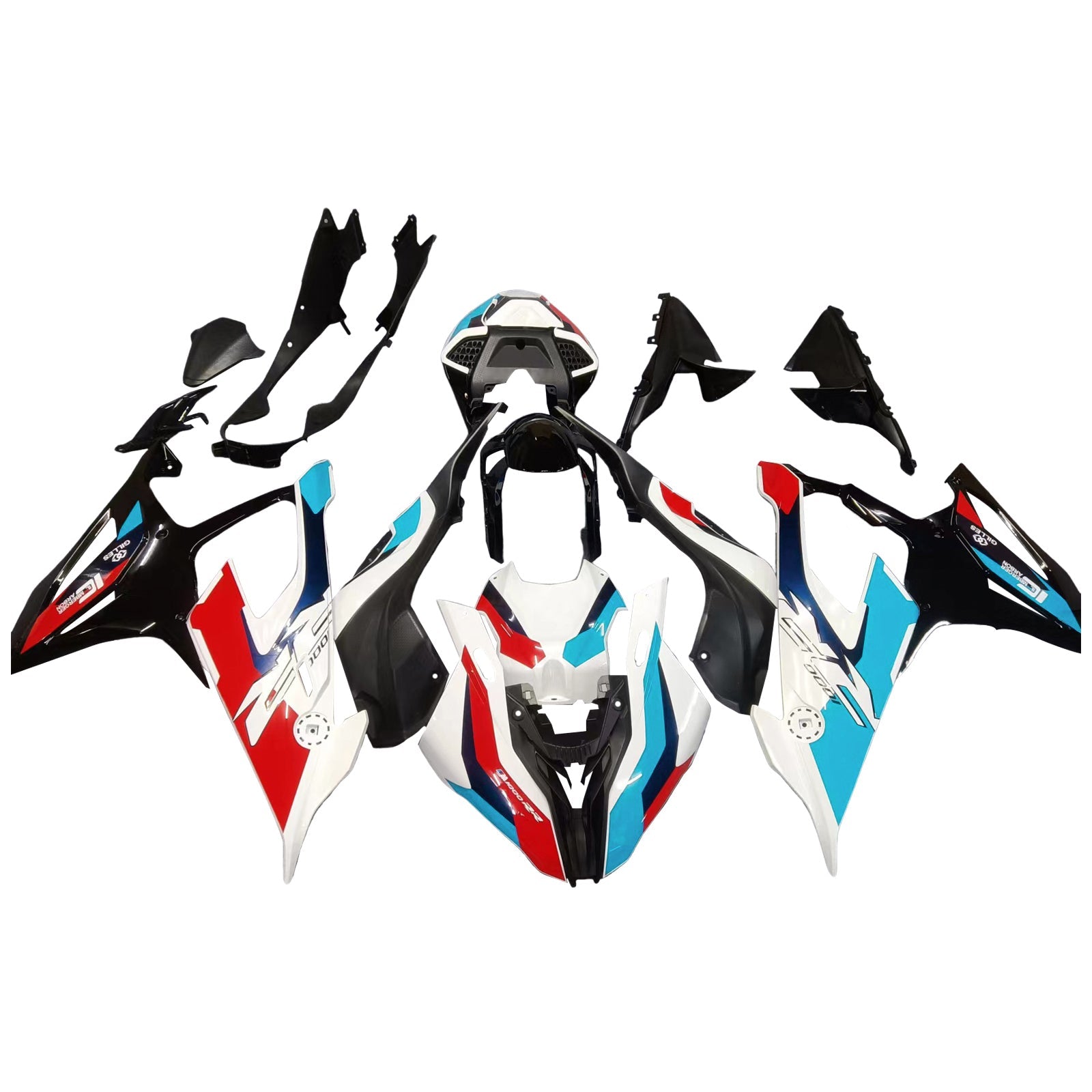 2019-2022 BMW S1000RR Amotopart Injeksjon Fairing Kit Bodywork Plastic ABS #103