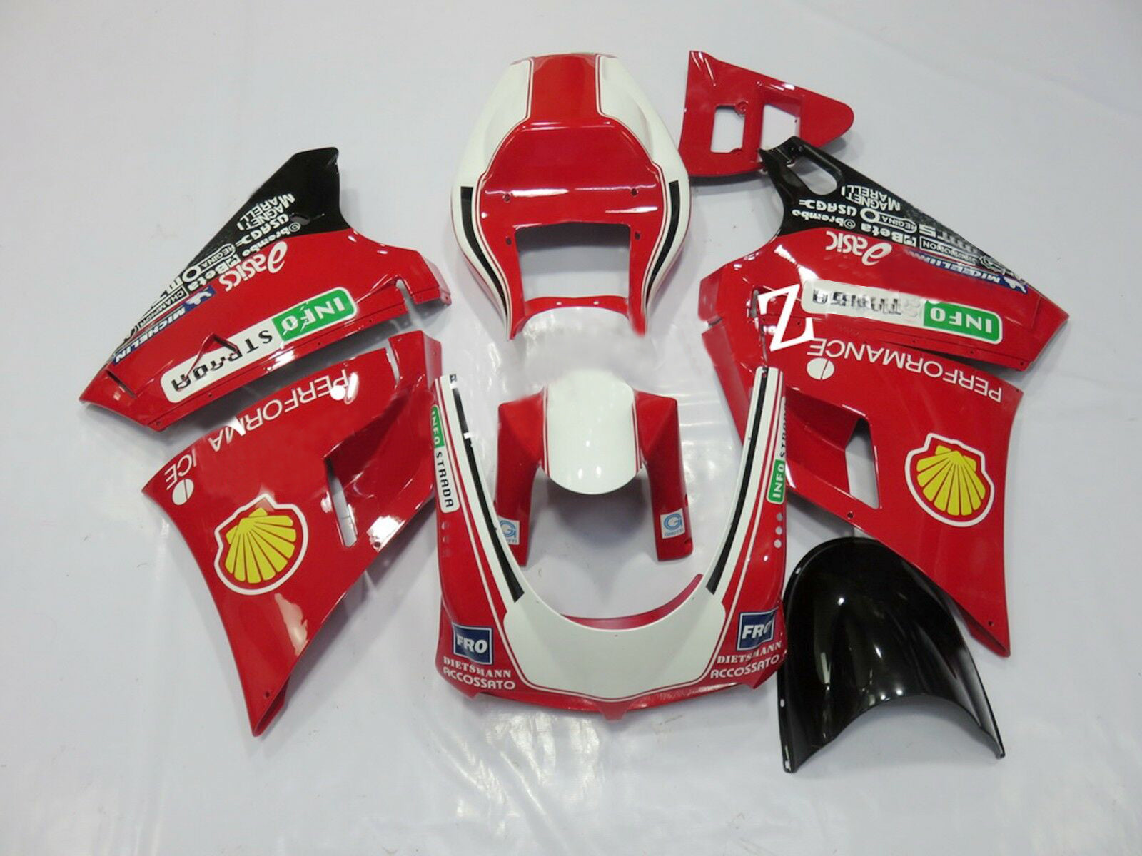 1996-2002 Ducati 996 748 916 998 Fairing Kit Bodywork ABS #103