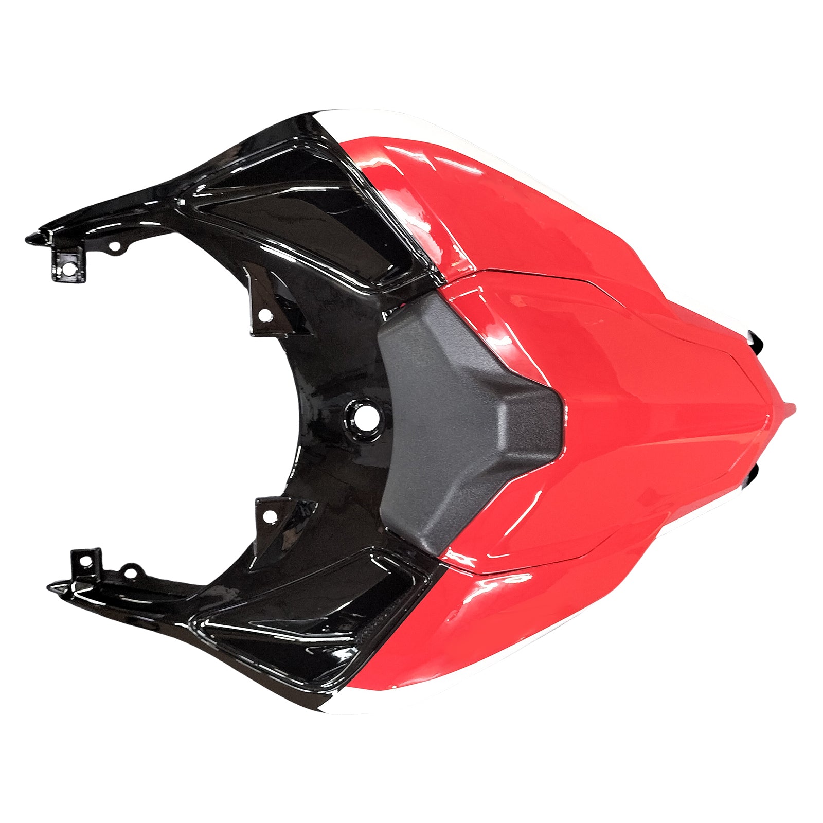 2007-2012 Ducati 1098/1198/848 Rood Zwart Carrosseriekuip ABS Spuitgietmatrijs 16 # Generiek