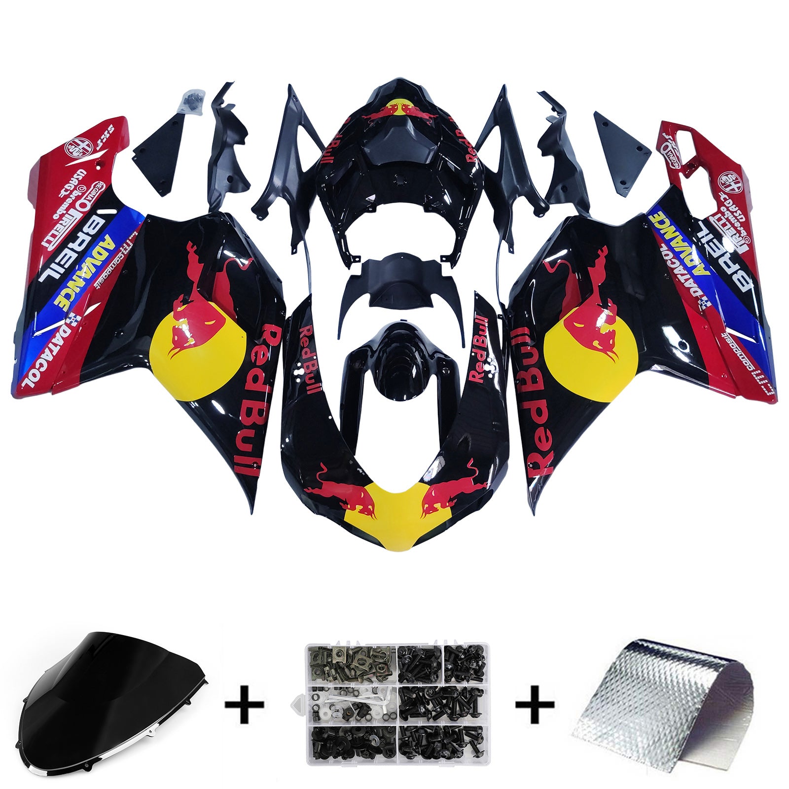2007-2011 Ducati 1098 1198 848 Kuipset Carrosserie ABS Algemeen