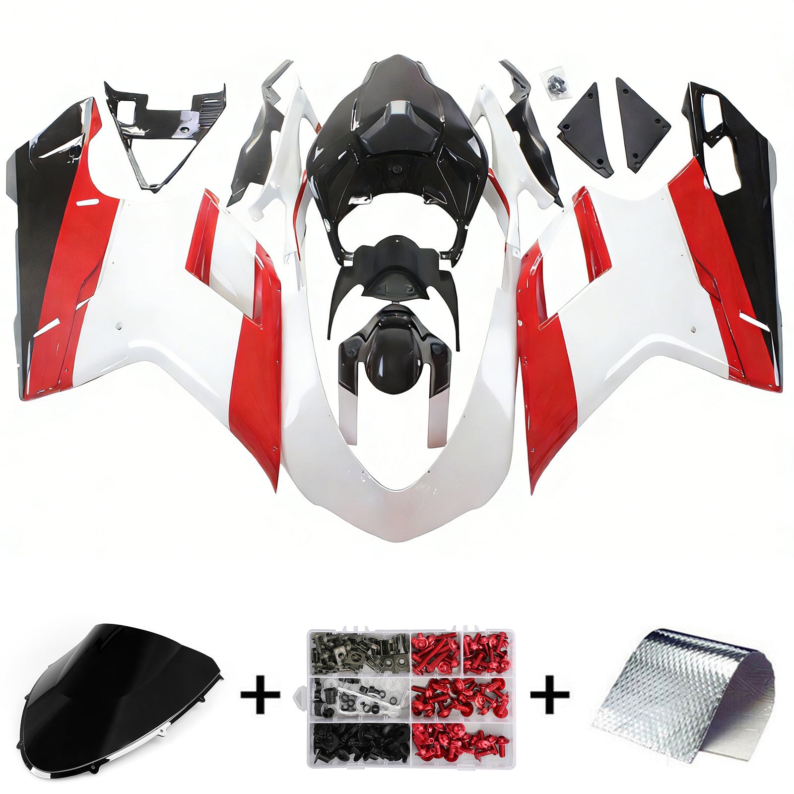 2007-2011 Ducati 1098 1198 848 Kuipset Carrosserie ABS