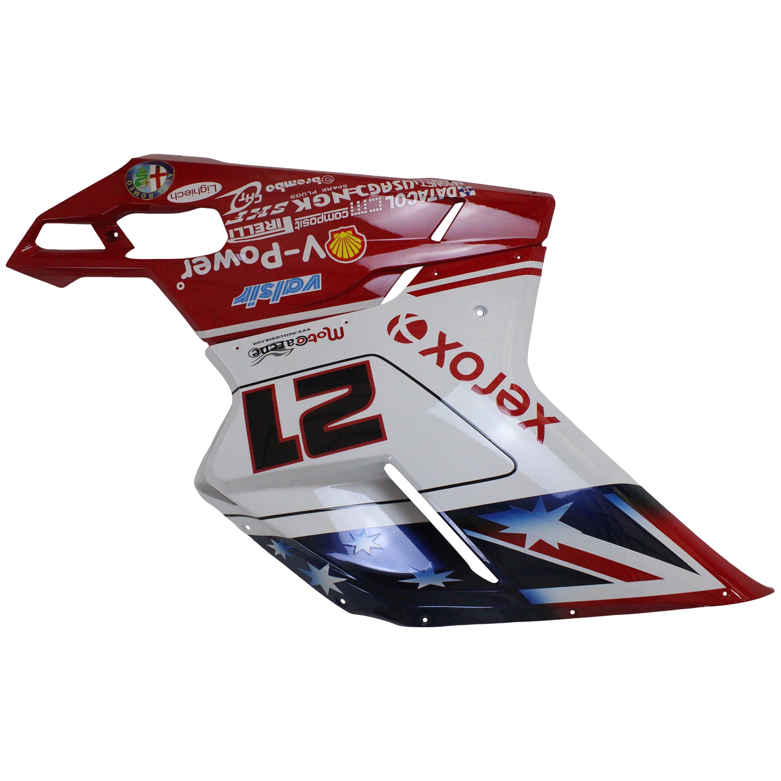 2007-2011 Ducati 1098 1198 848 Kit de carénage carrosserie ABS