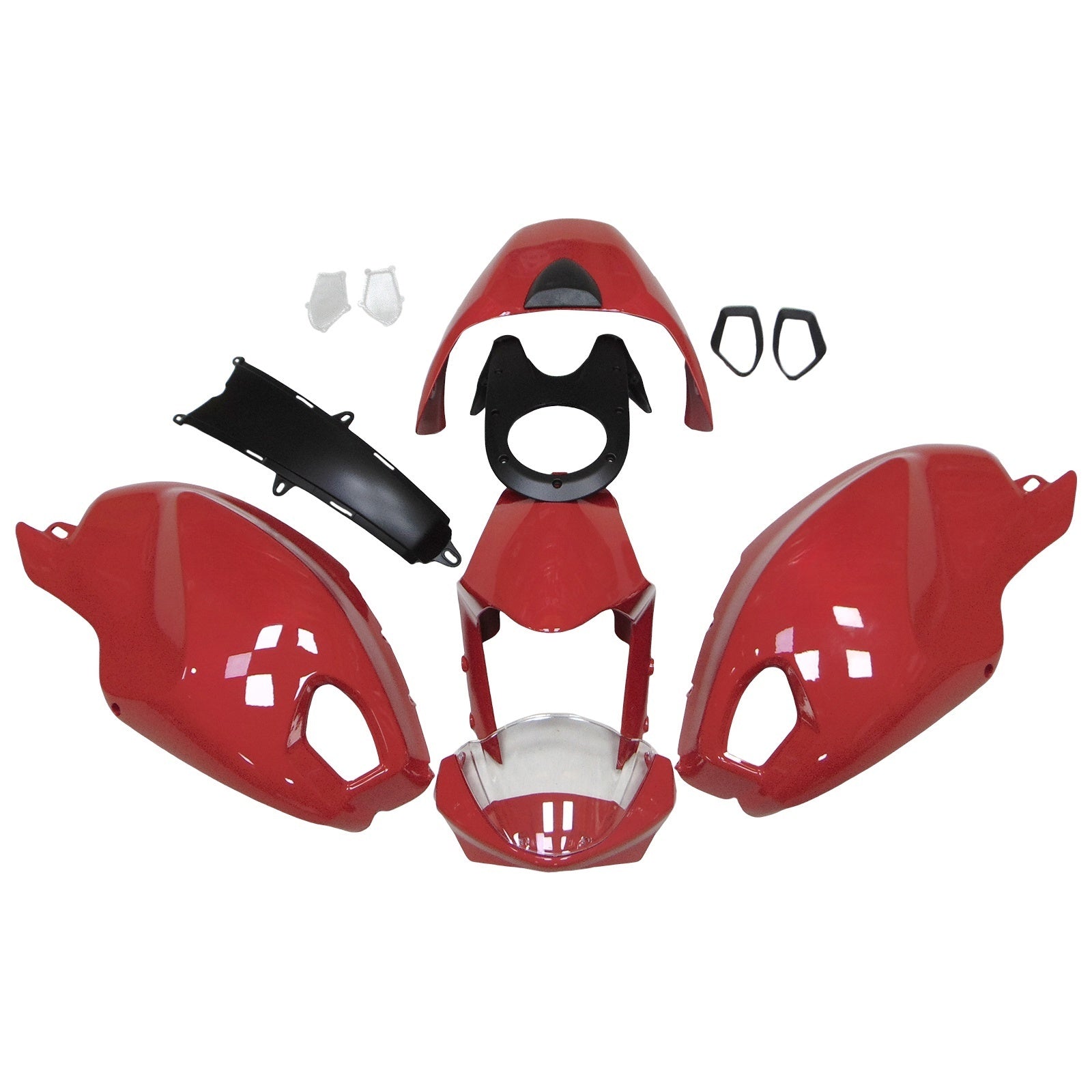 Alla år Ducati Monster 696 796 1100 S EVO FAIRING KIT BODYWORK