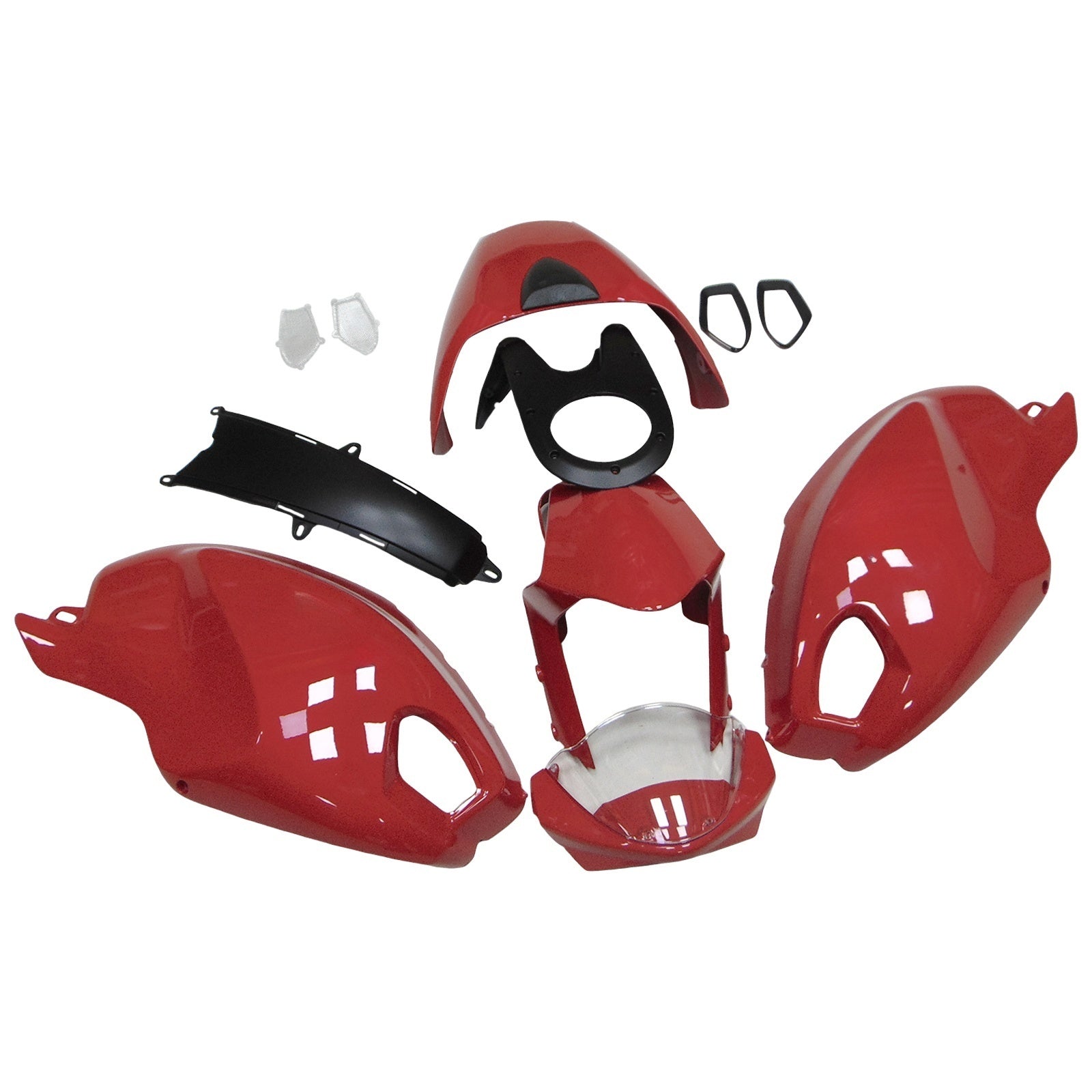 Alla år Ducati Monster 696 796 1100 S EVO FAIRING KIT BODYWORK