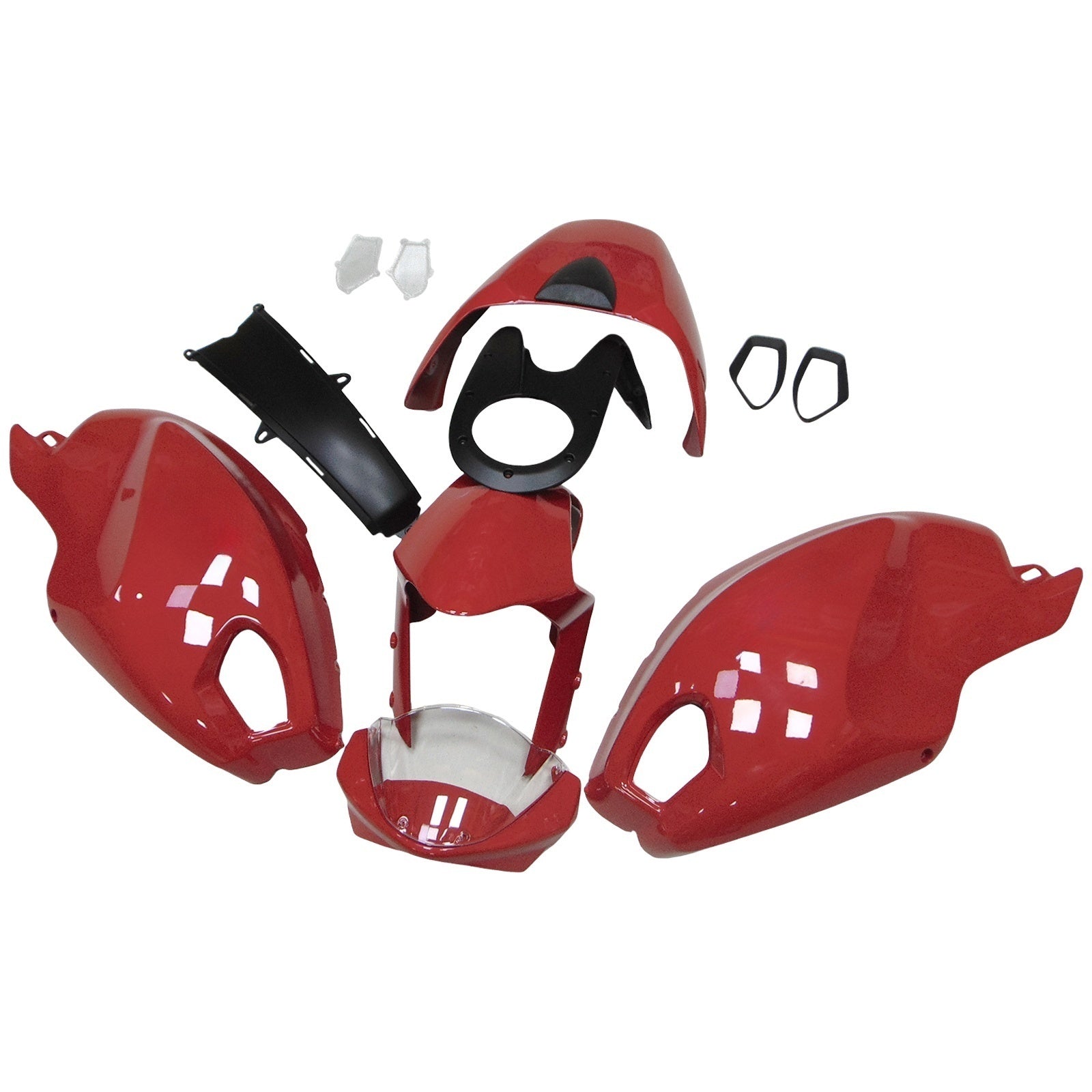 Alla år Ducati Monster 696 796 1100 S EVO FAIRING KIT BODYWORK