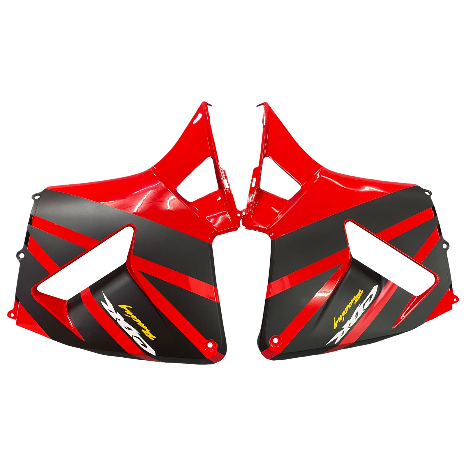Carenado Amotopart negro para Honda CBR600RR 2003-2004&Kit rojo