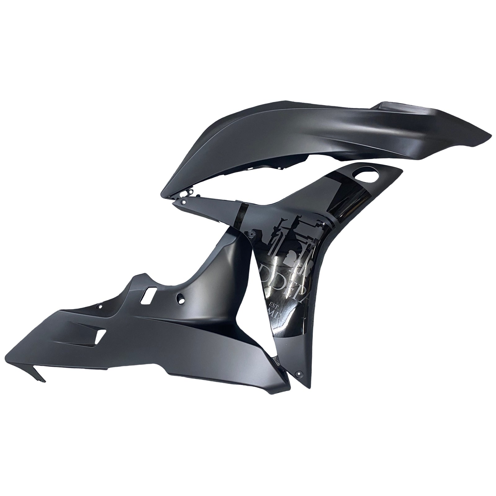 2007-2008 Honda CBR600RR matzwarte generieke kuipset carrosserie ABS