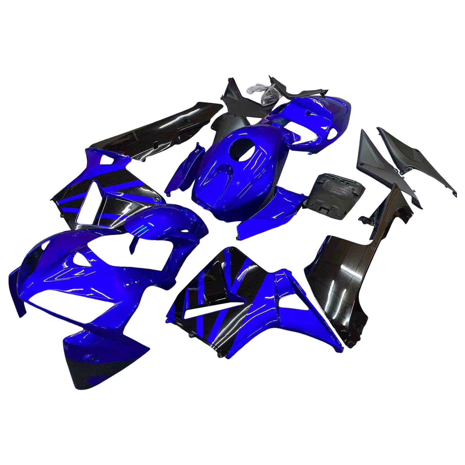 2005-2006 Honda CBR600RR Fairing Blue Black Kit