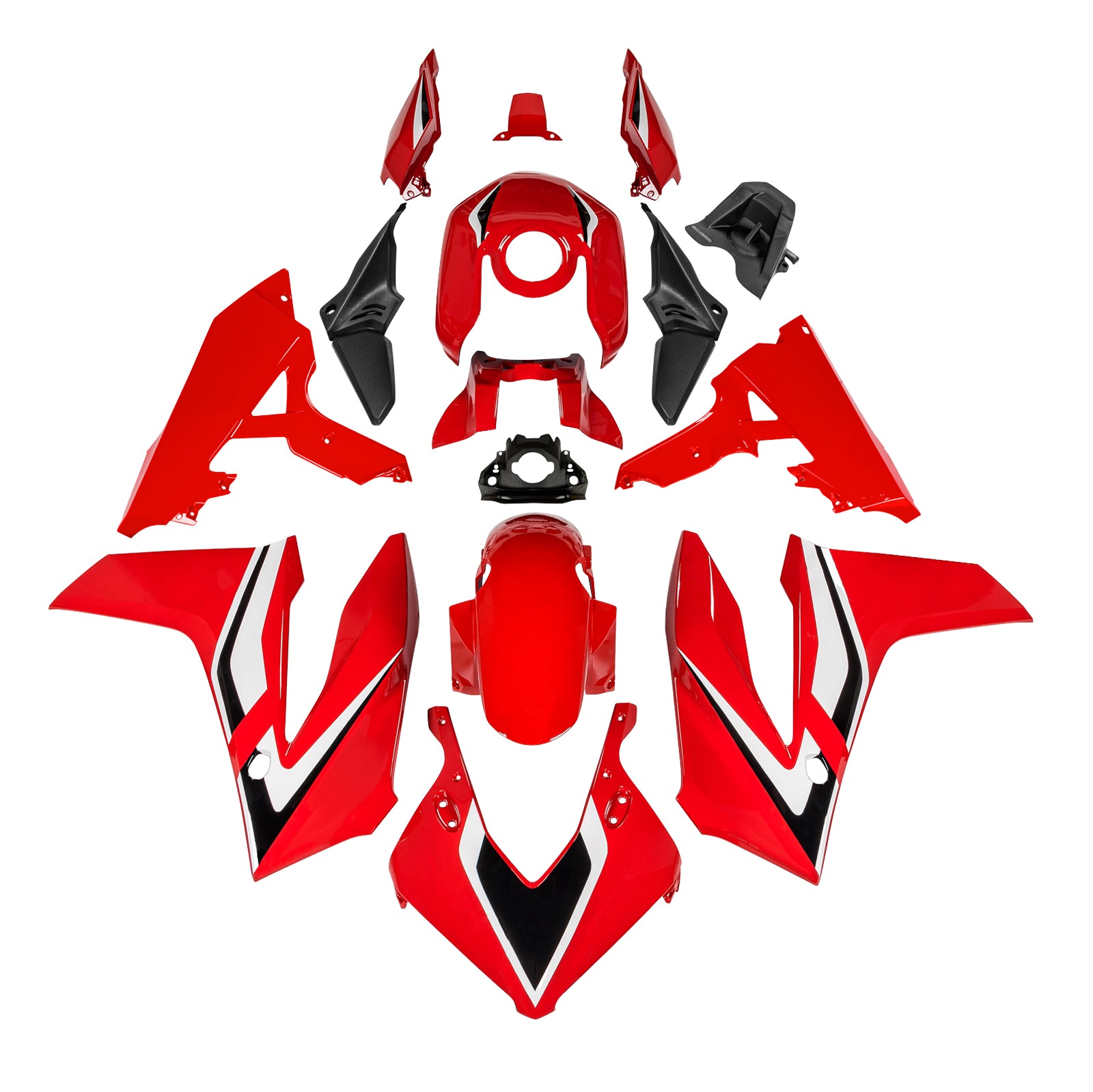 Kit de carenado de carrocería de plástico ABS de inyección para Honda CBR650R 2024-2025