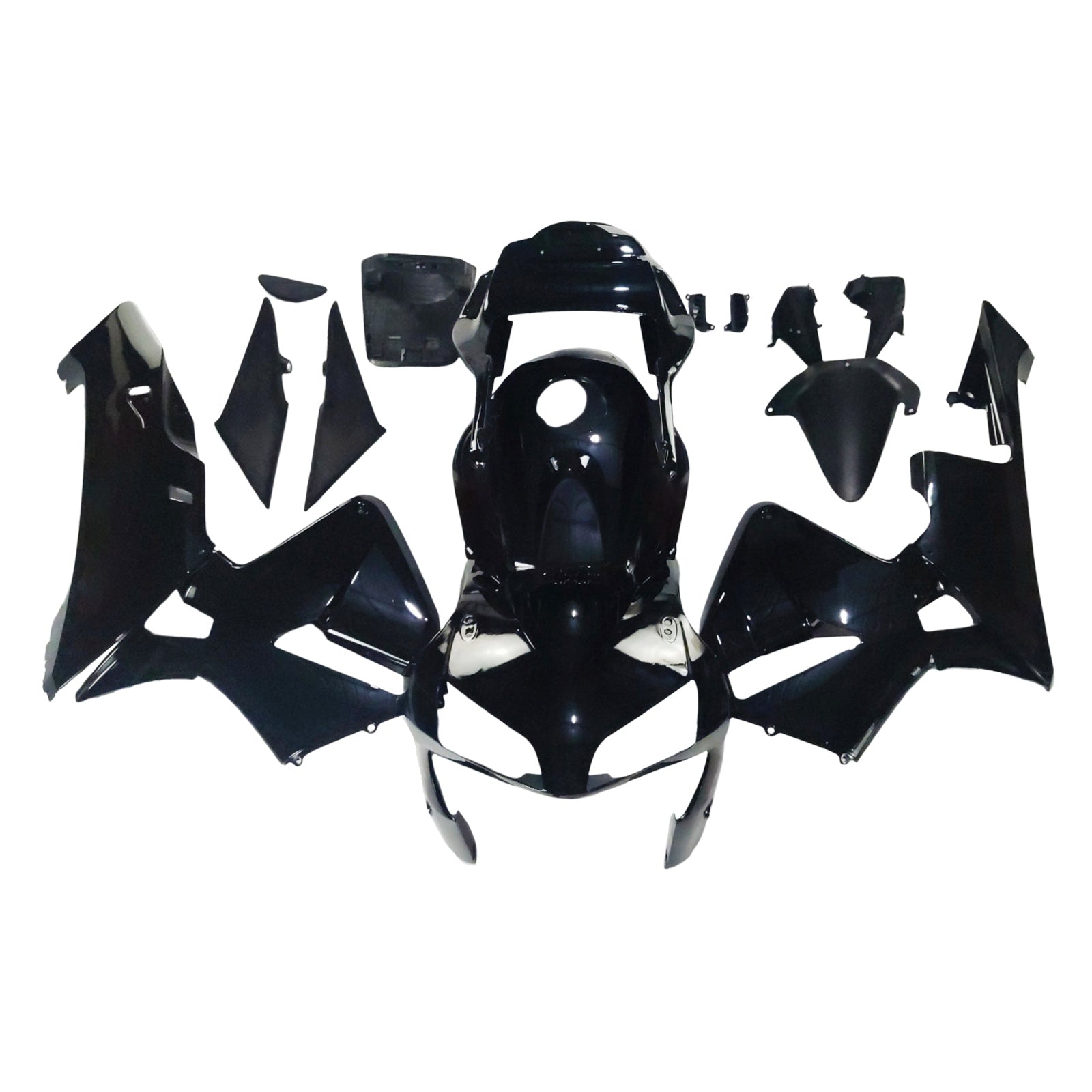 2003-2004 Honda CBR 600 RR Negro Honda Racing Carenados Genérico