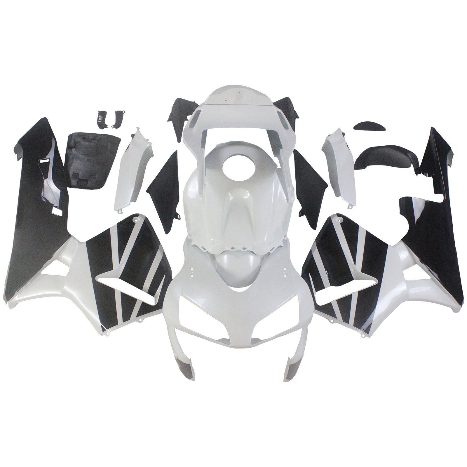 2003-2004 CBR600RR Carrosseriekuip Meerkleurig ABS Spuitgegoten kunststoffen Set 10 # Generiek