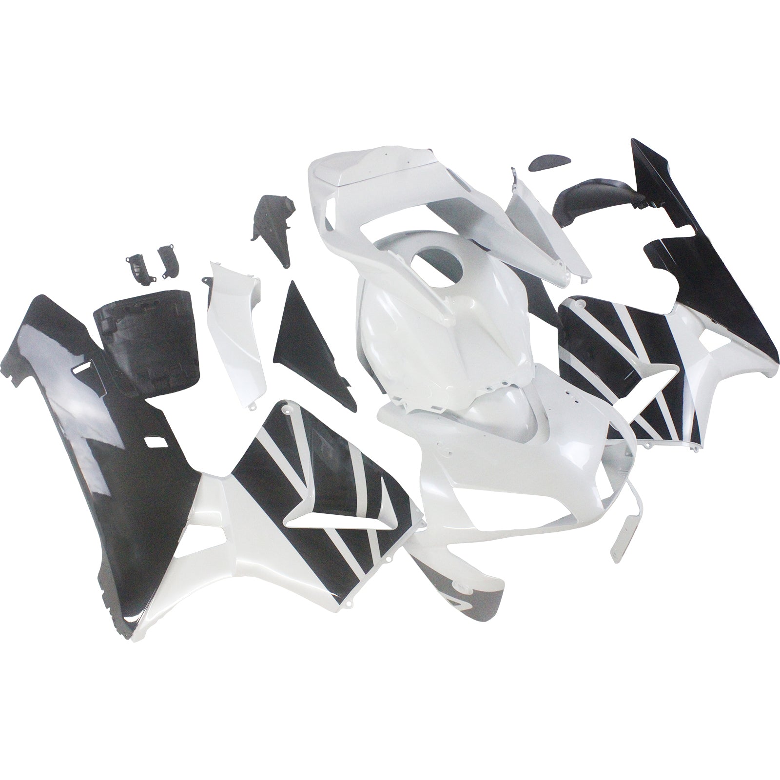 2003-2004 CBR600RR Carrosseriekuip Meerkleurig ABS Spuitgegoten kunststoffen Set 10 # Generiek