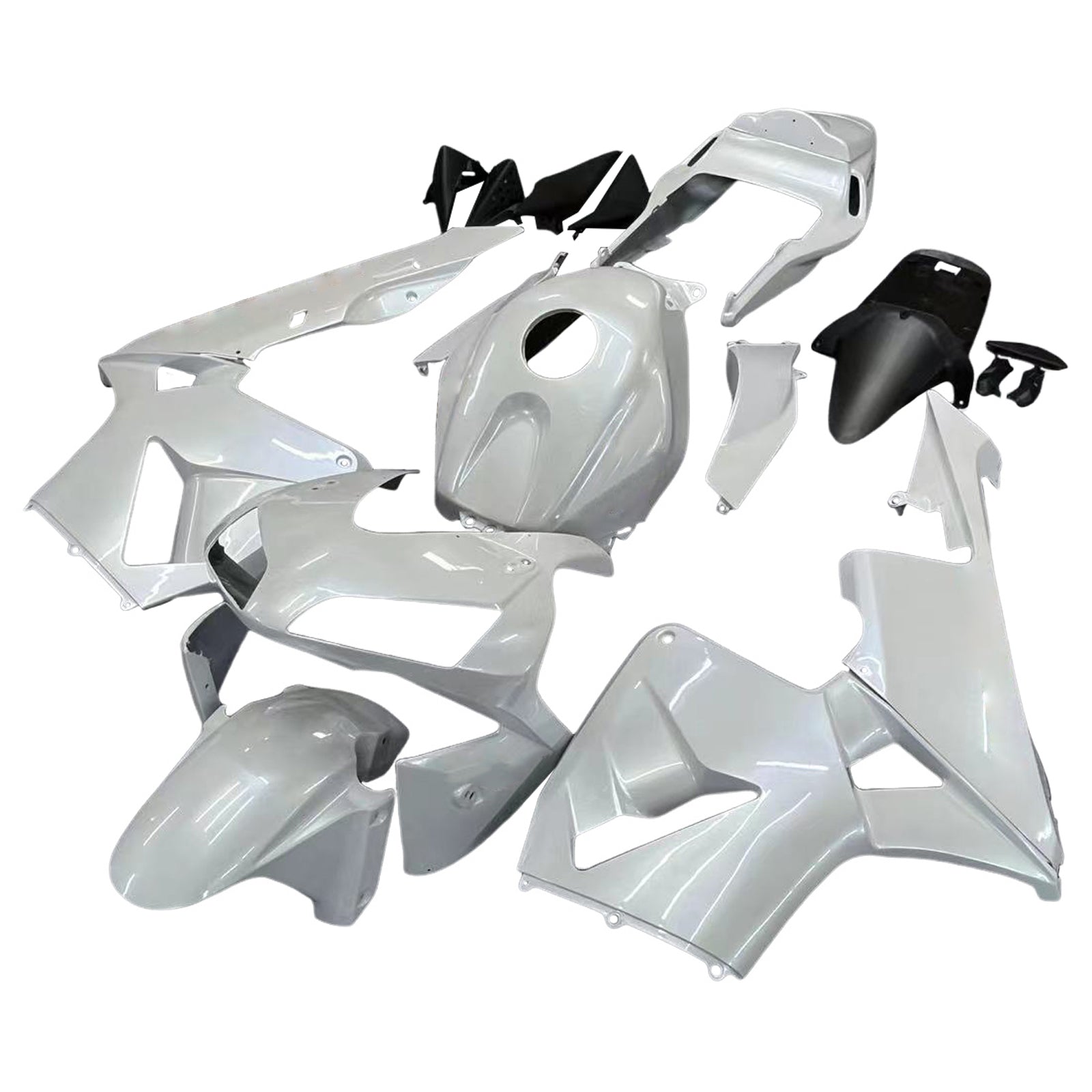 Stroomlijnkappen 2003-2004 Honda CBR 600 RR Metallic Wit Honda Racing Generic