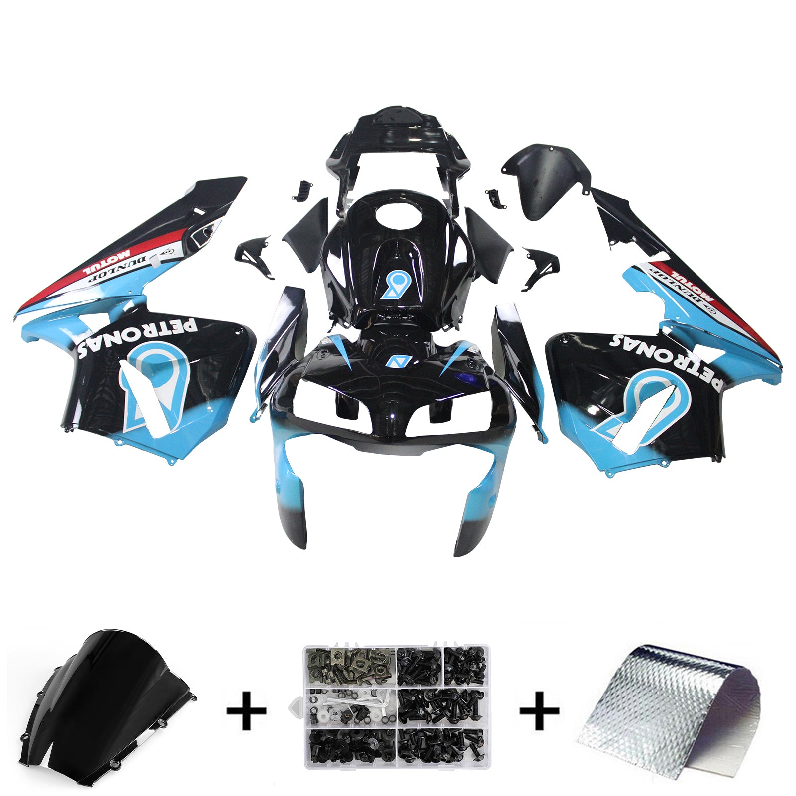 2003-2004 Honda CBR600RR F5 Kit de carenado Carrocería Plástico ABS
