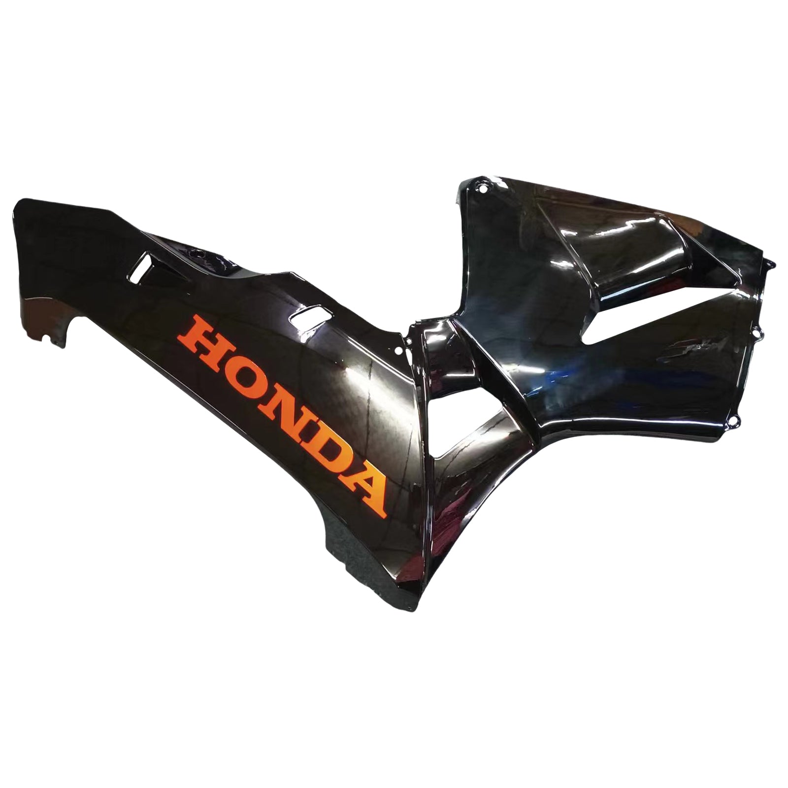 2005-2006 CBR600RR Bodywork Wining Black Abs Injekcie tvarované plasty Sada Generic