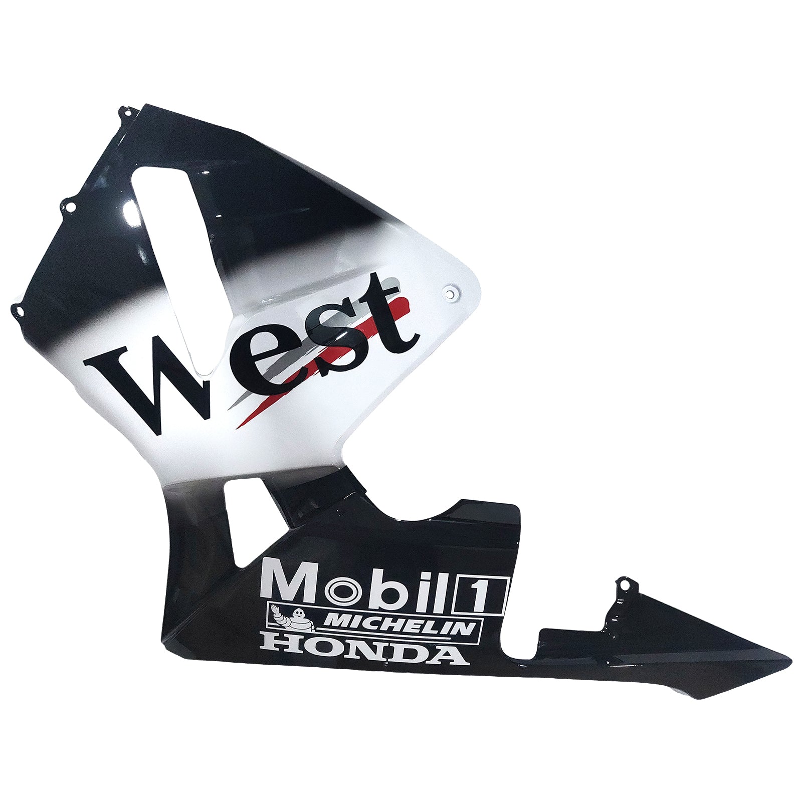 2005-2006 Honda CBR 600 RR Black West Racing Fairings generiek