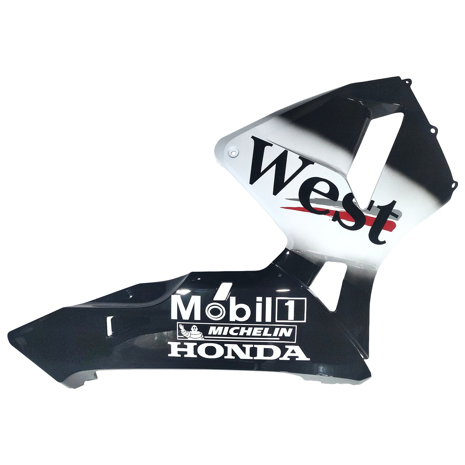 2005-2006 Honda CBR 600 RR Black West Racing Fairings generiek