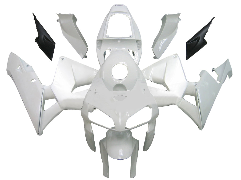 Carenados Honda CBR 600 RR 2005-2006, color blanco metálico, genéricos