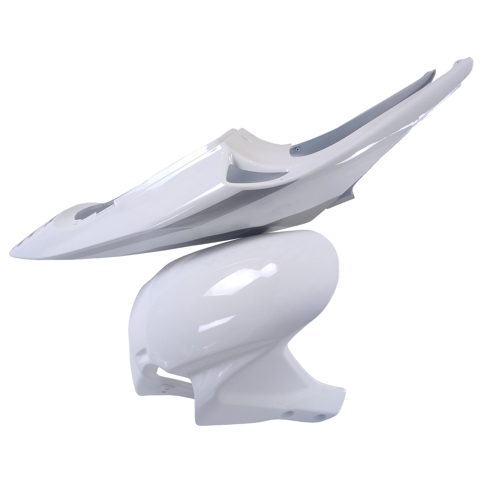 Honda CBR 600 RR Branca 2005-2006 & Carenagens Repsol Racing Genéricas Prata