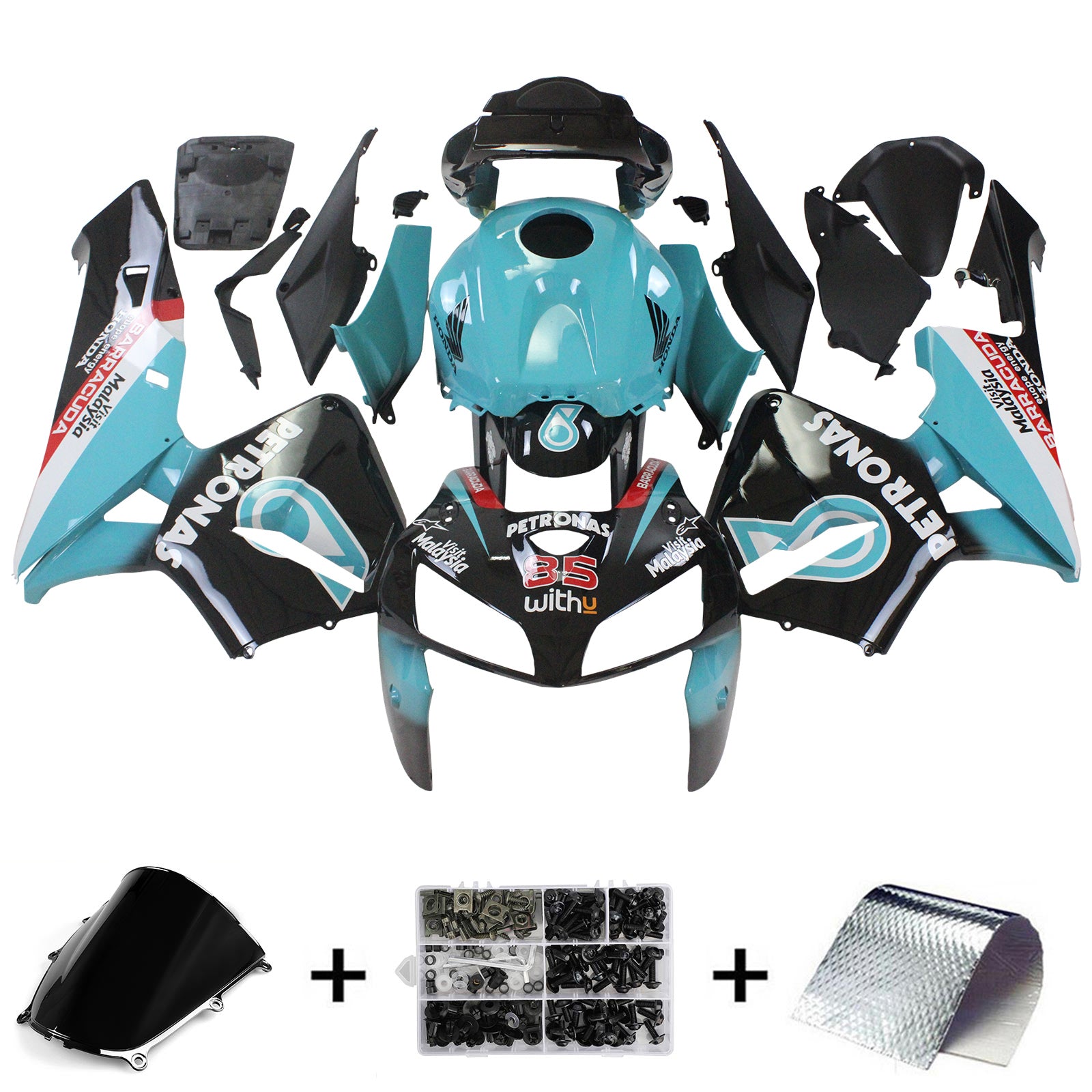 2005-2006 Honda CBR600RR F5 Kit de carénage Kit de carrosserie en plastique Abs