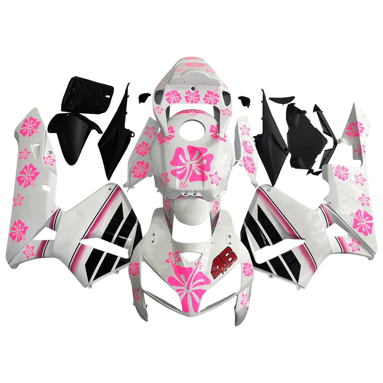 2005-2006 Honda CBR600RR F5 Kit de carénage carrosserie plastique ABS