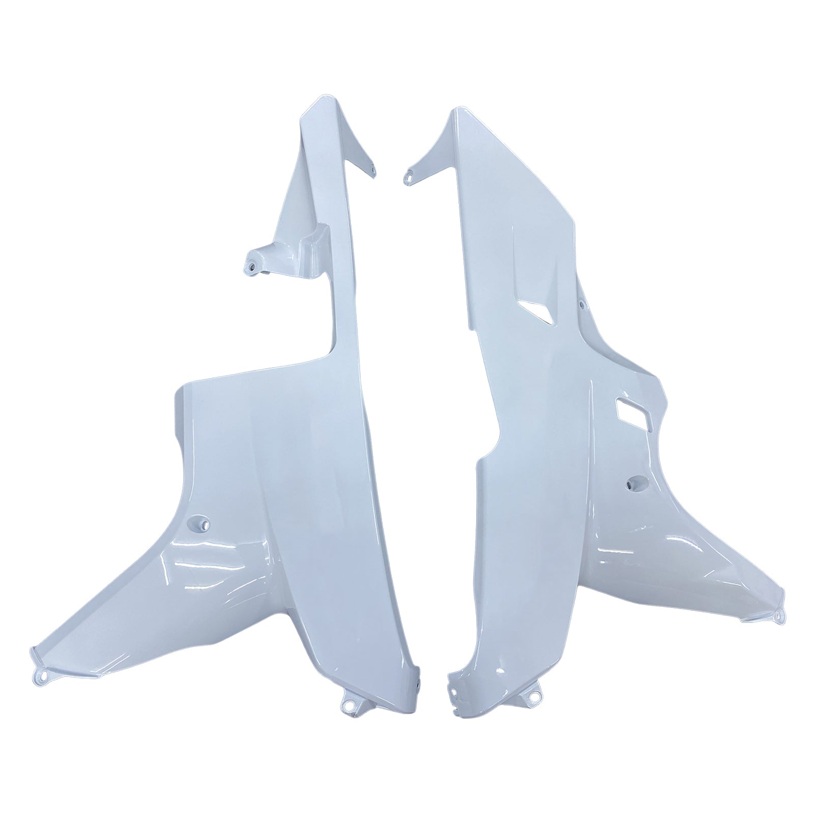 Honda CBR 600 RR negra 2007-2008 & Carenados CBR Racing blancos genéricos