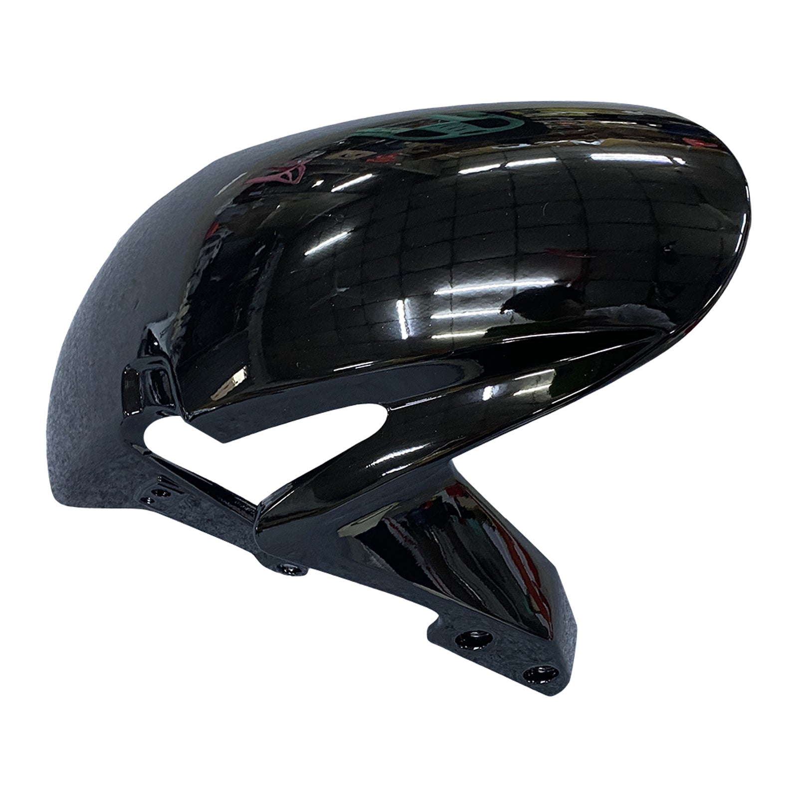 Honda CBR 600 RR Preta 2007-2008 & Carenagens de corrida CBR brancas genéricas