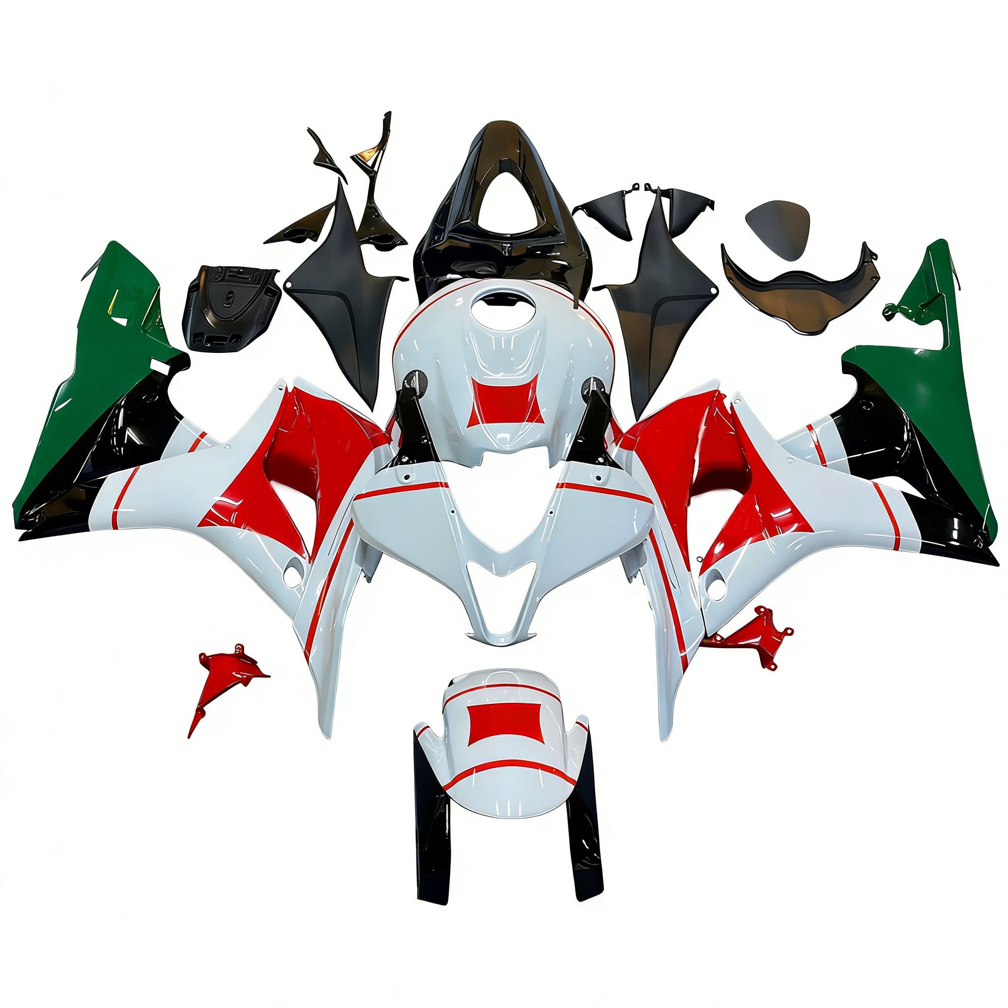 2007-2008 Honda CBR 600 RR Carénages San Carlo Racing multicolores génériques