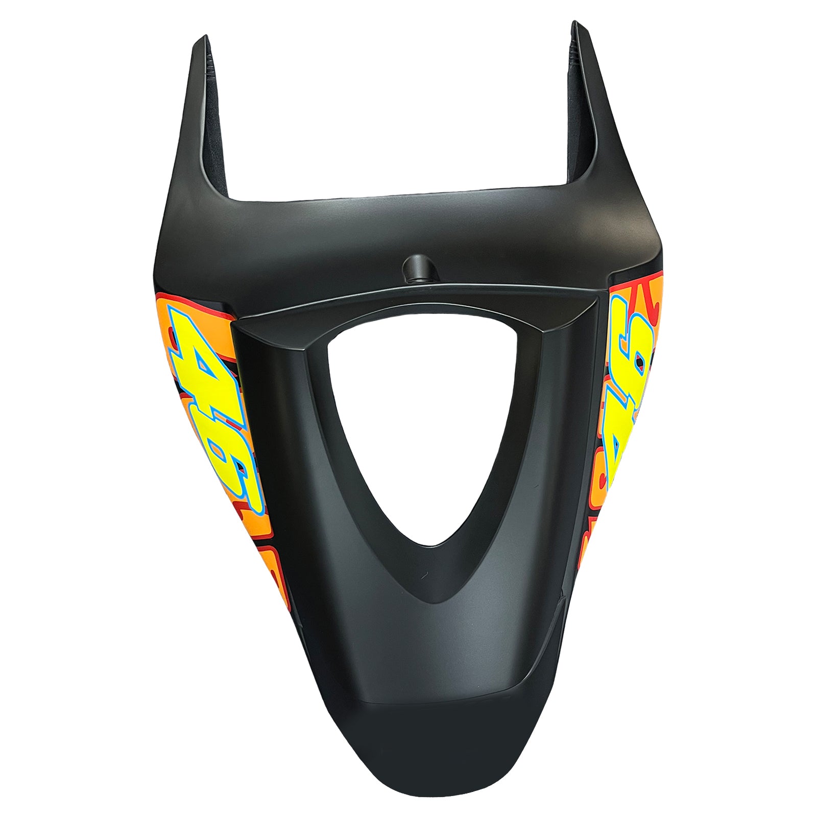 2007-2008 Honda CBR 600 RR zwart Valentino Rossi Racing stroomlijnkappen algemeen