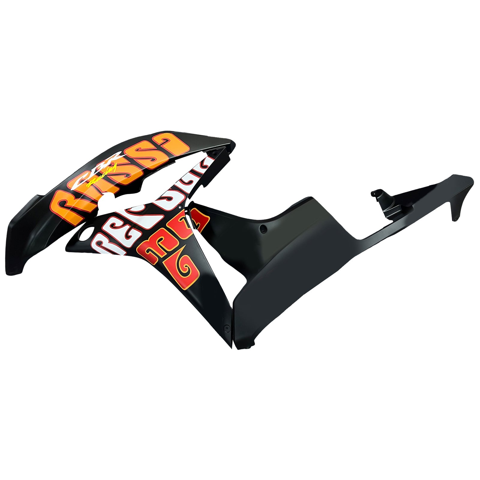 2007-2008 Honda CBR 600 RR zwart Valentino Rossi Racing stroomlijnkappen algemeen