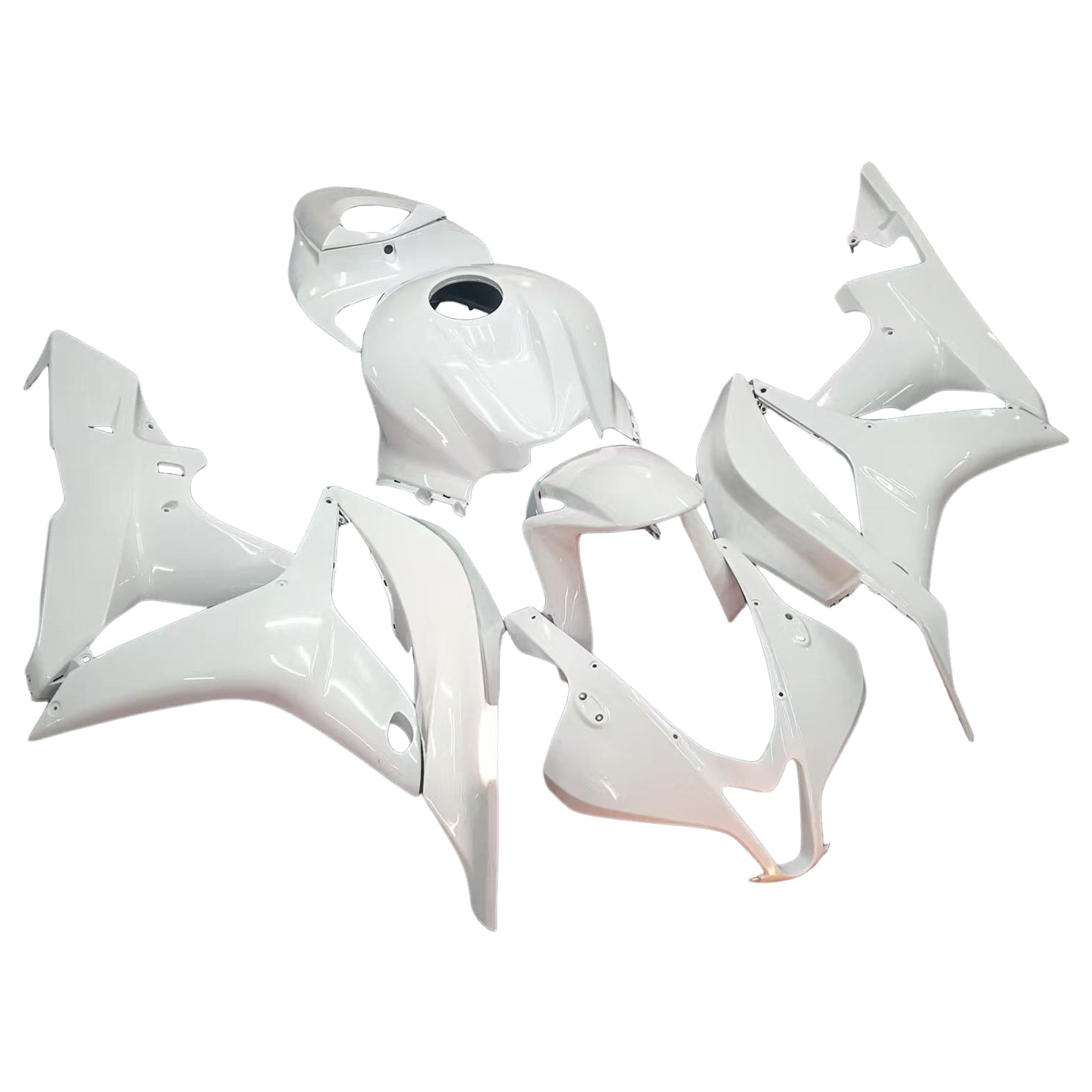 2007-2008 Honda CBR600 Fairing White Kit