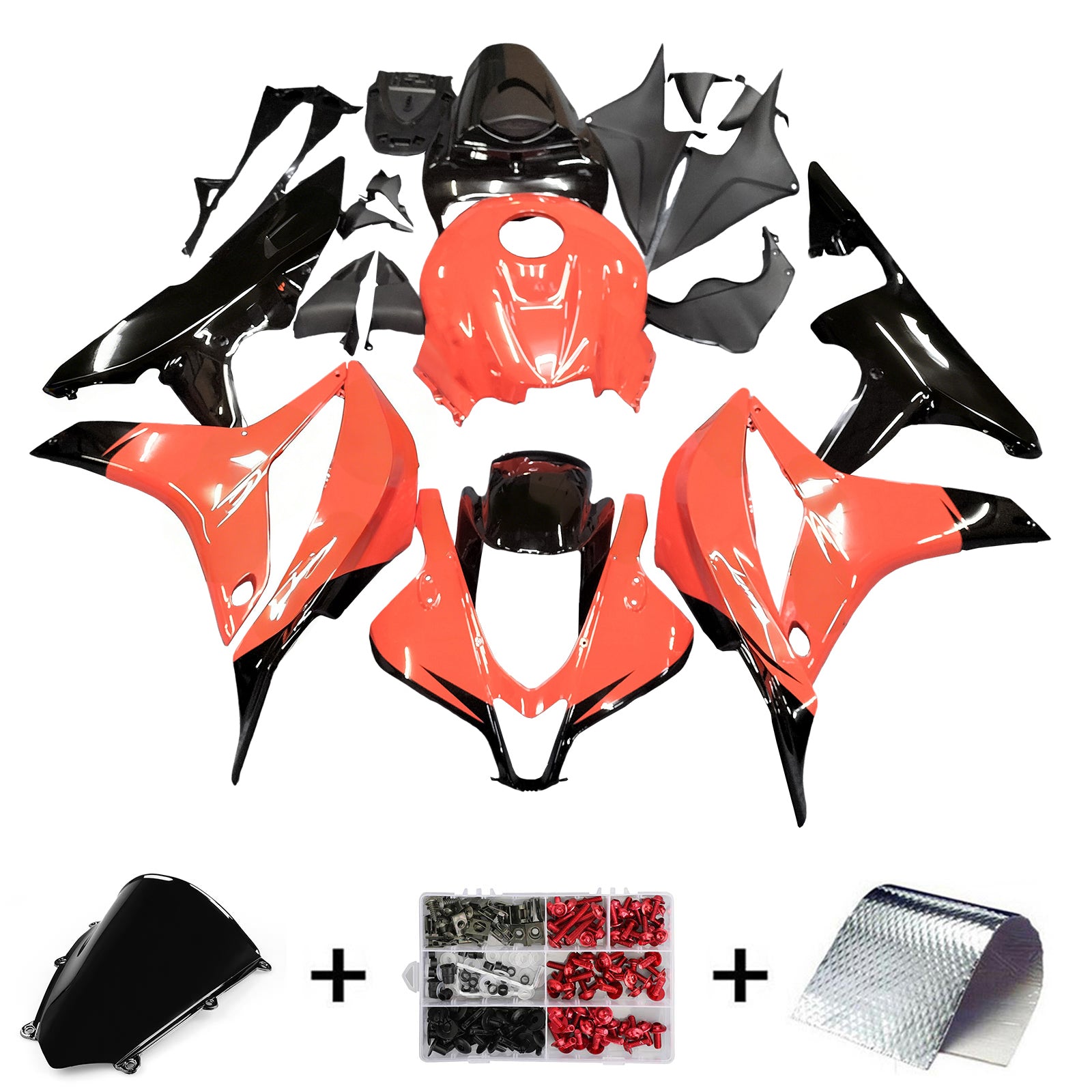 2007-2008 Honda CBR600RR F5 Kit de carenado Carrocería Plástico ABS