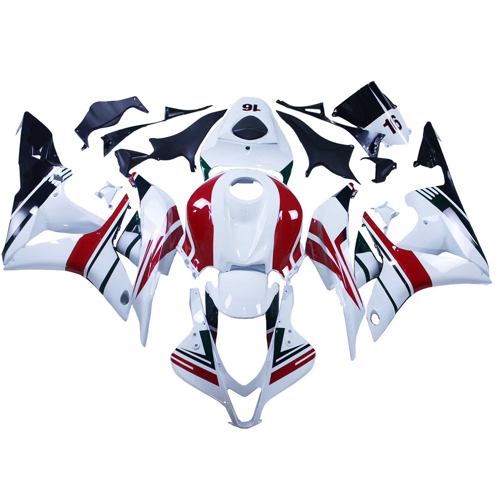 2007-2008 Honda CBR600RR F5 kuipset carrosserie kunststof ABS