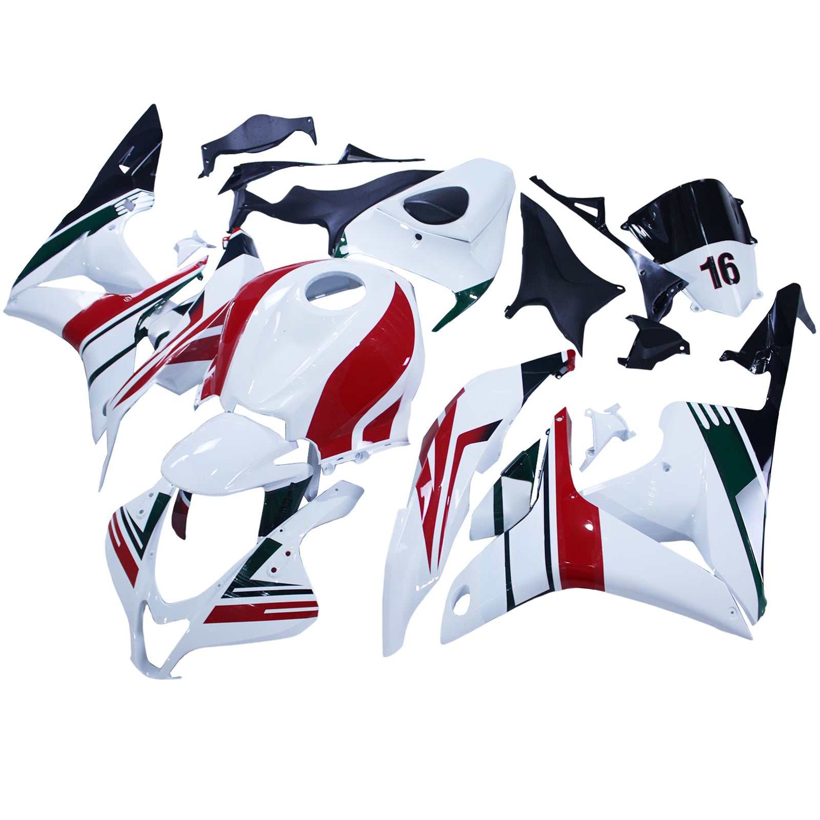 2007-2008 Honda CBR600RR F5 kuipset carrosserie kunststof ABS