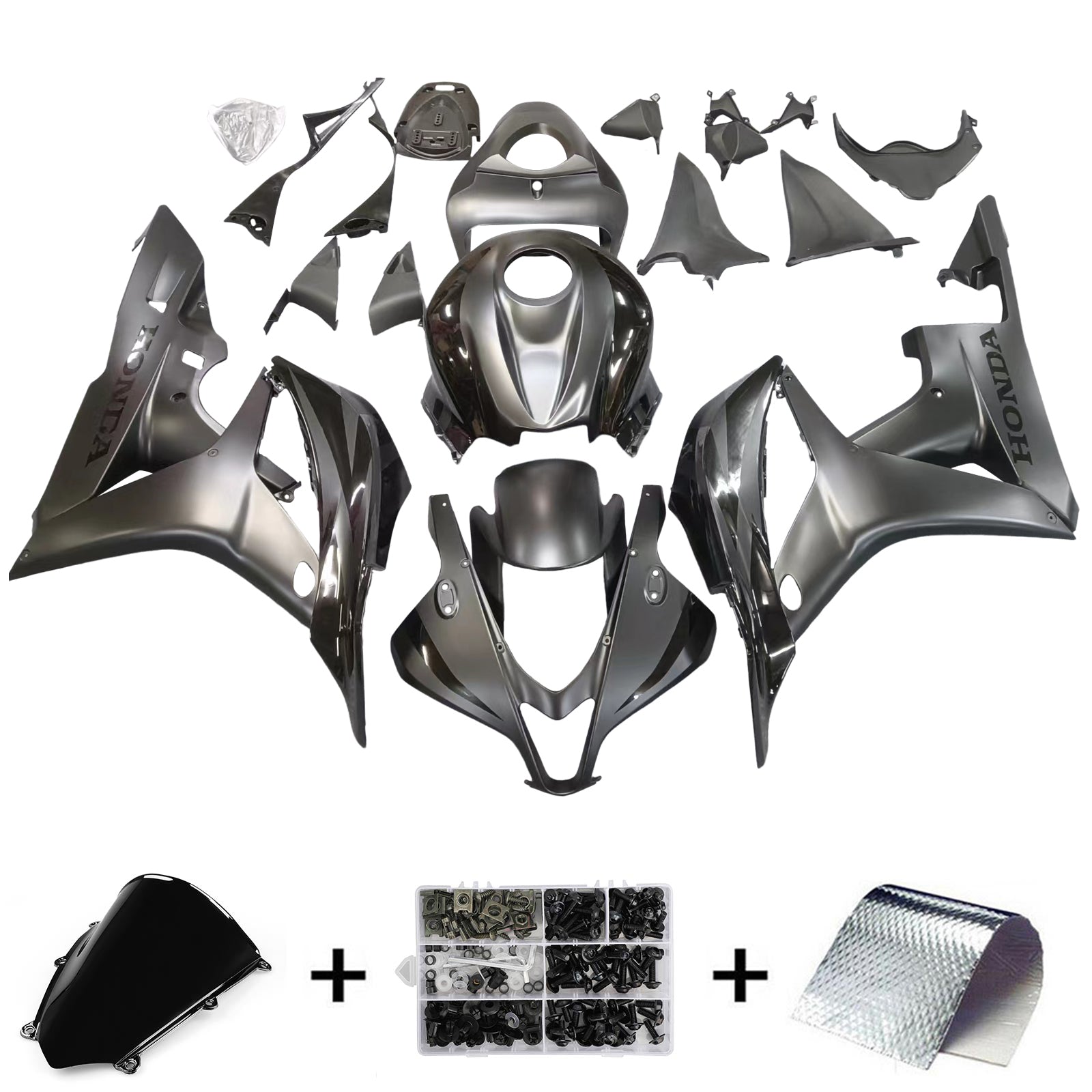 2007-2008 Honda CBR600RR F5 Kit de carénage Kit de carrosserie Plastique Abs
