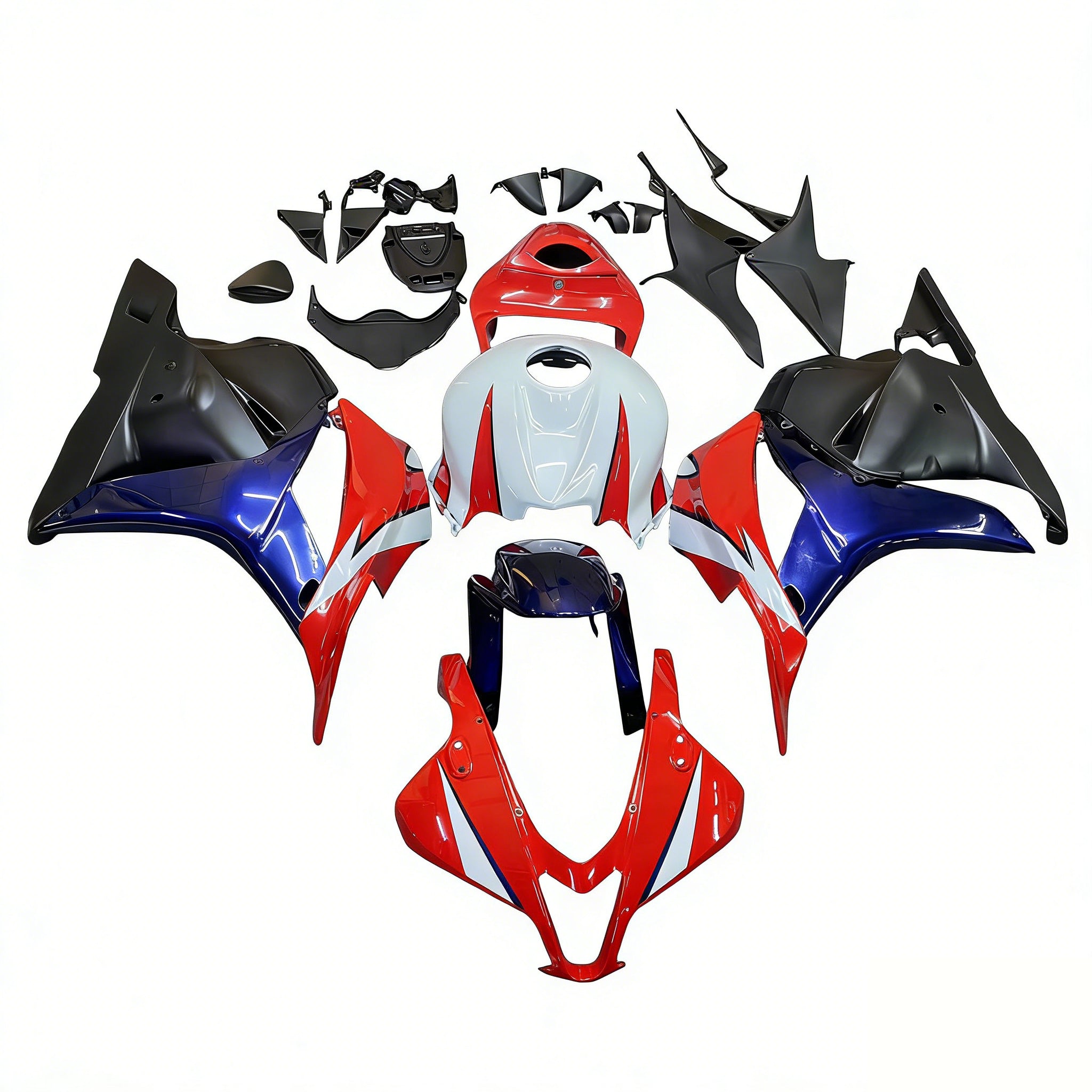 2009-2012 Honda CBR 600 RR Red White Blue CBR Racing Faquing Generic