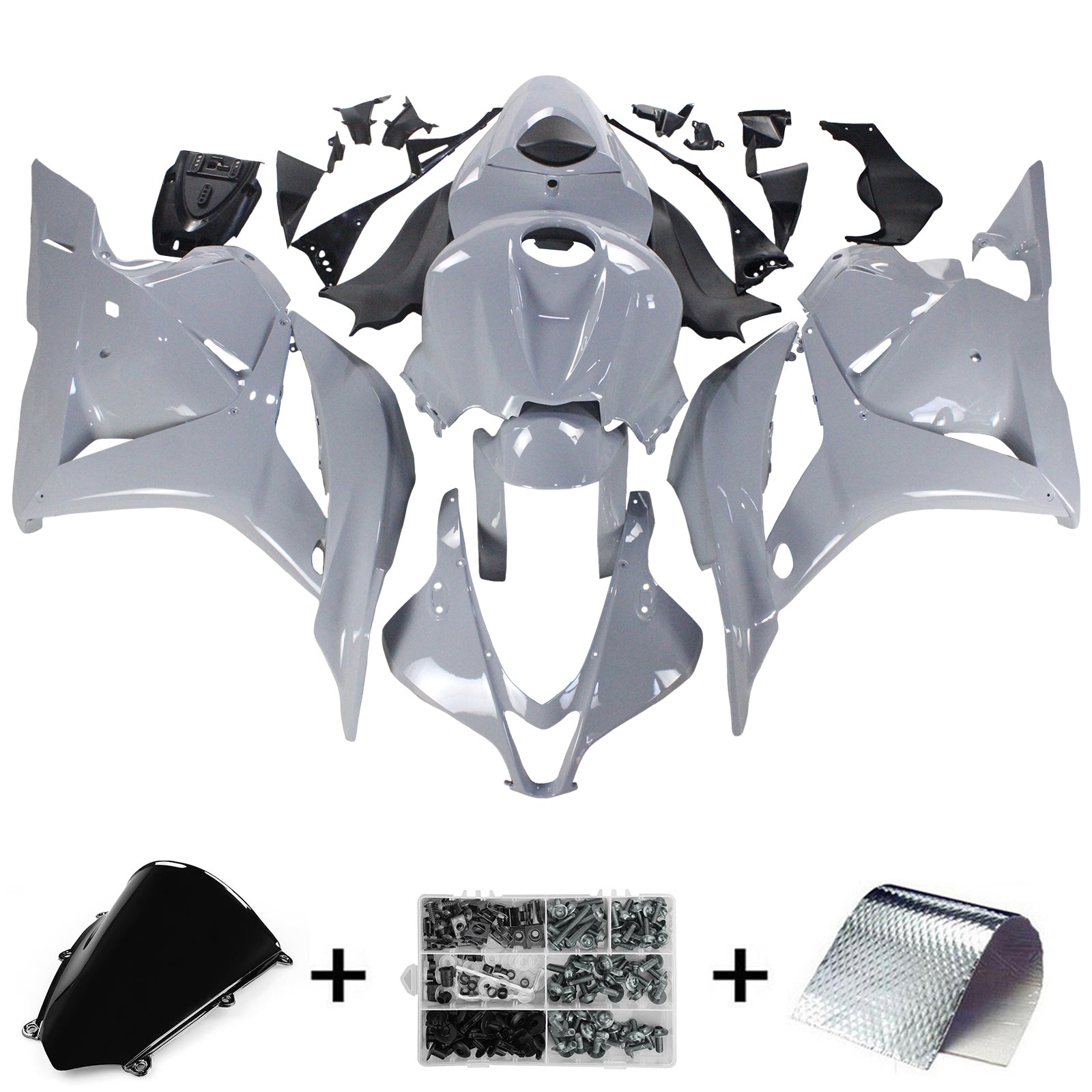 2009-2012 Honda CBR600RR F5 Kit de carénage carrosserie plastique ABS
