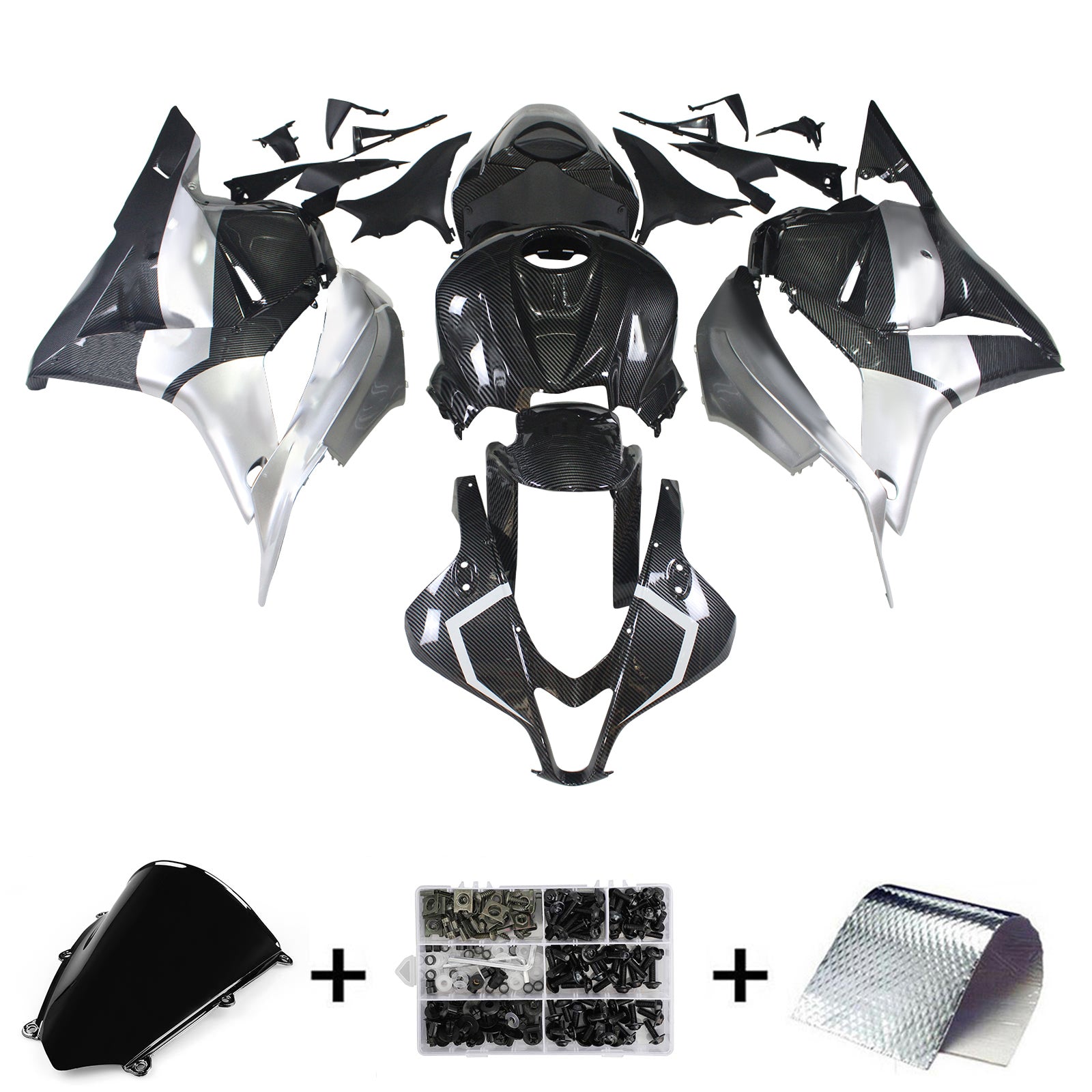 2009-2012 Honda CBR600RR F5 Kit de carénage carrosserie plastique ABS