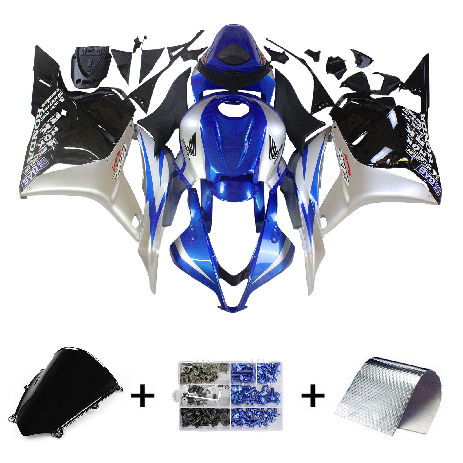 2009-2012 Honda CBR600RR F5 Kit de carénage carrosserie plastique ABS