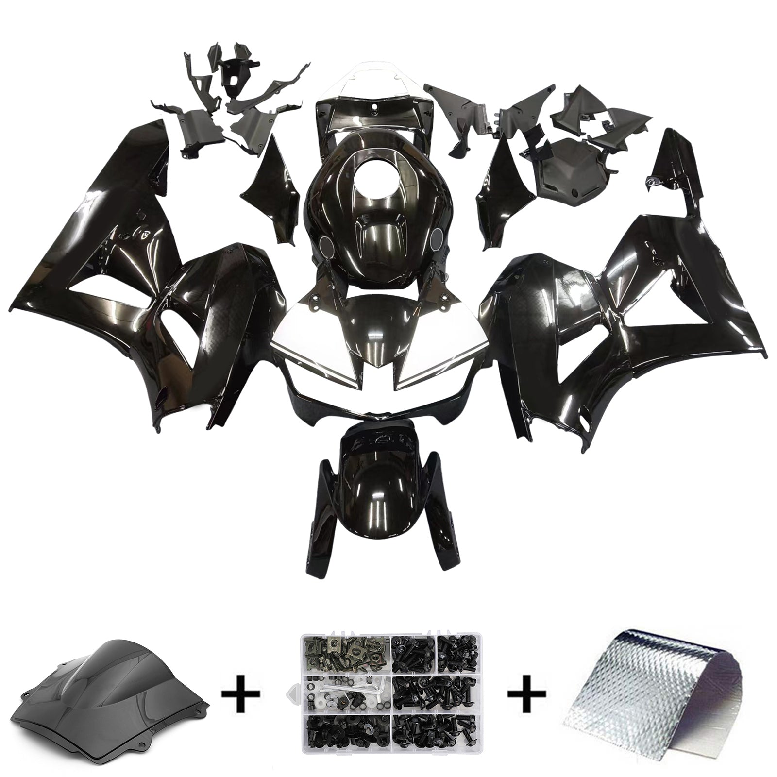 2013-2023 Honda CBR600 G-Black Quining Kit