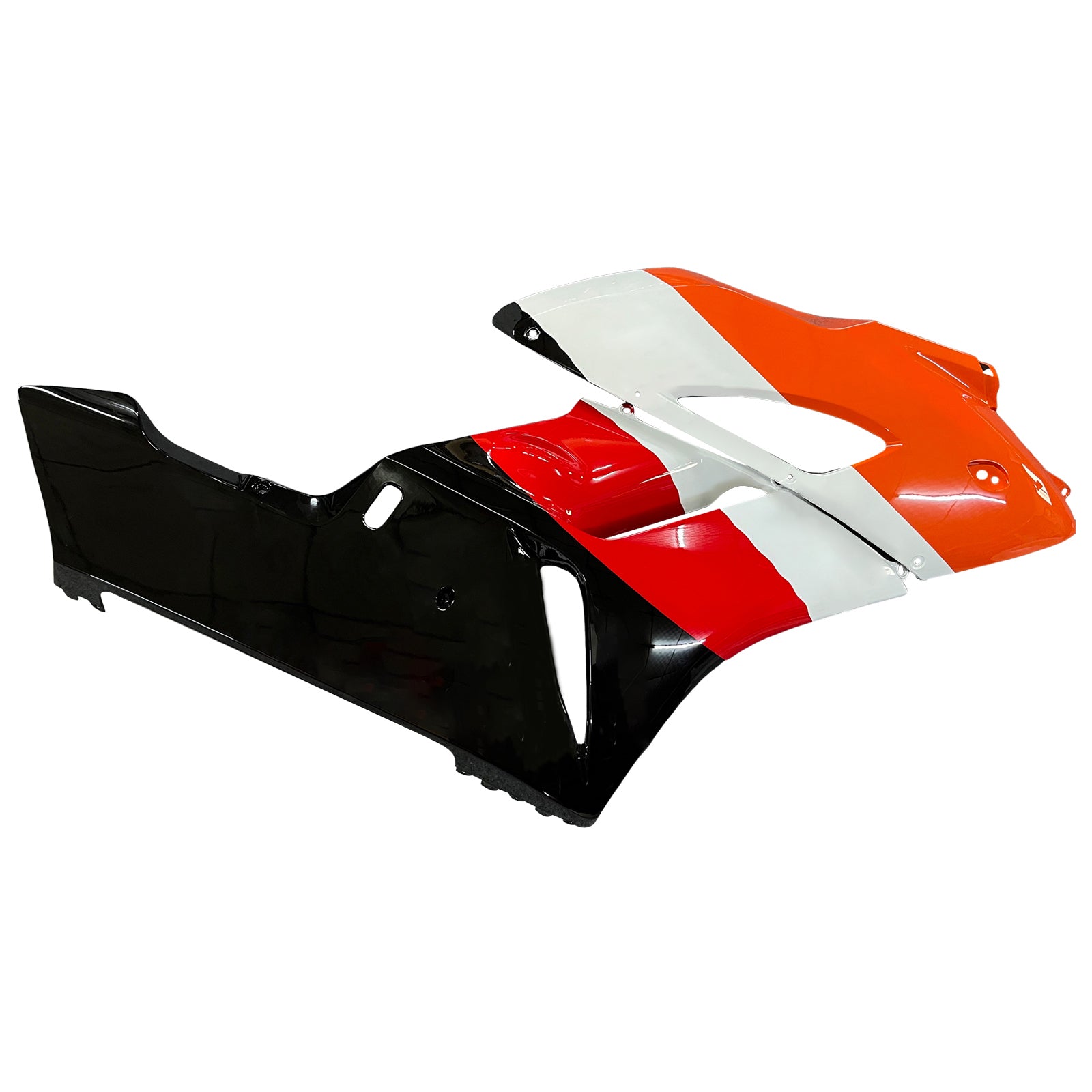 2004-2005 Honda CBR 1000 RR Amotopart stroomlijnkappen zwart oranje Repsol Racing Customs kuip