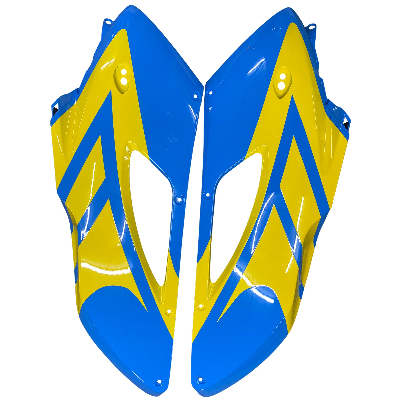 2004-2005 Honda CBR 1000 RR Amotopart Fairings Blue Yellow CBR Racing Customs Cairring