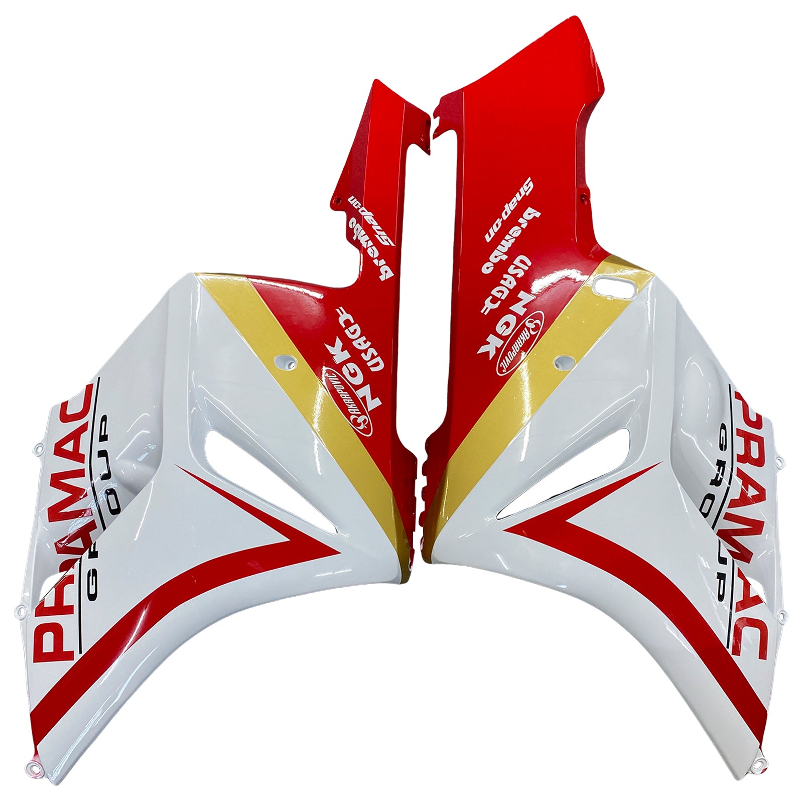 2004-2005 Honda CBR 1000 RR Amotopart Fairings White Red Honda Racing Customs Cairring