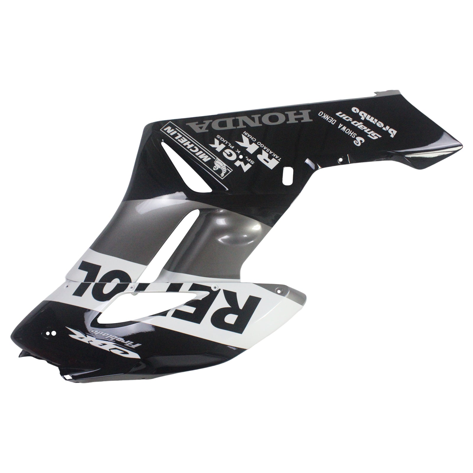 2004-2005 Honda CBR 1000 RR Amotopart carenados negro plata Repsol Racing carenado personalizado