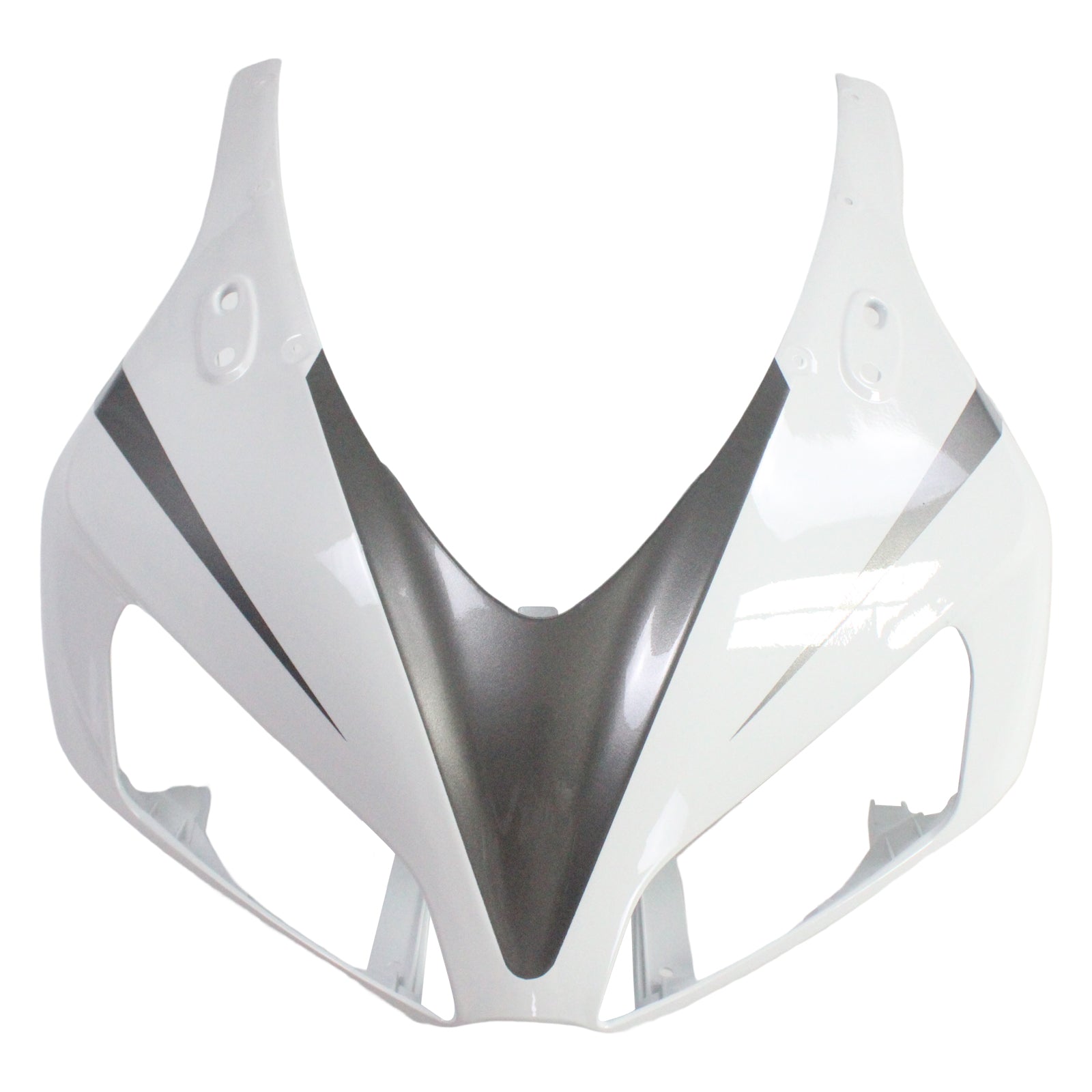 Honda CBR 1000 RR Blanche 2006-2007 & Carénages CBR Racing argentés génériques